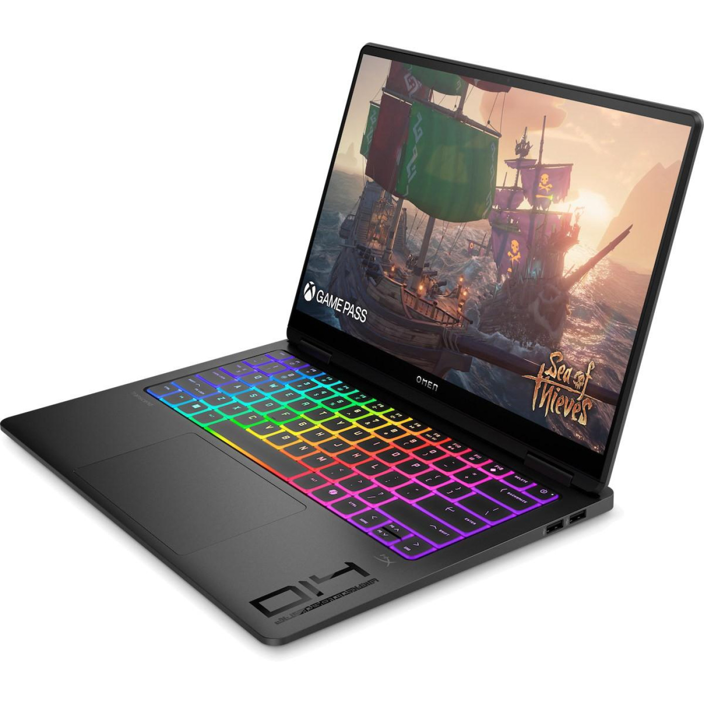 Ноутбук HP 14 OMEN Transcend 14-fb1043dx 2.8K OLED 120Hz/Intel Core Ultra 7 255H/16GB/1TB/RTX 5060 8GB/W11H/Shadow Black (D8KM3UA)