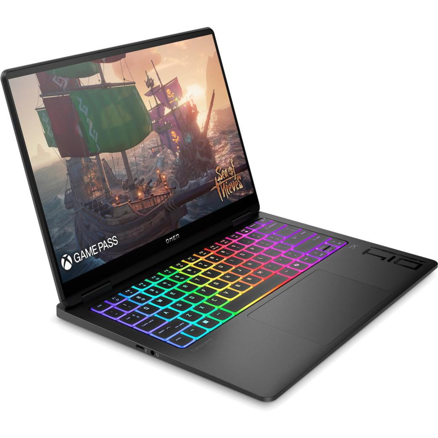 Ноутбук HP 14 OMEN Transcend 14-fb1043dx 2.8K OLED 120Hz/Intel Core Ultra 7 255H/16GB/1TB/RTX 5060 8GB/W11H/Shadow Black (D8KM3UA)