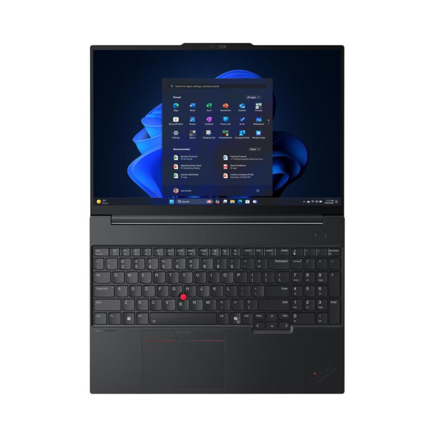 Ноутбук Lenovo 16 ThinkPad E16 Gen 3 FHD IPS/Ryzen 7 250/16GB/512SSD/UMA/W11P/Eclipse Black (21SUS01P00)