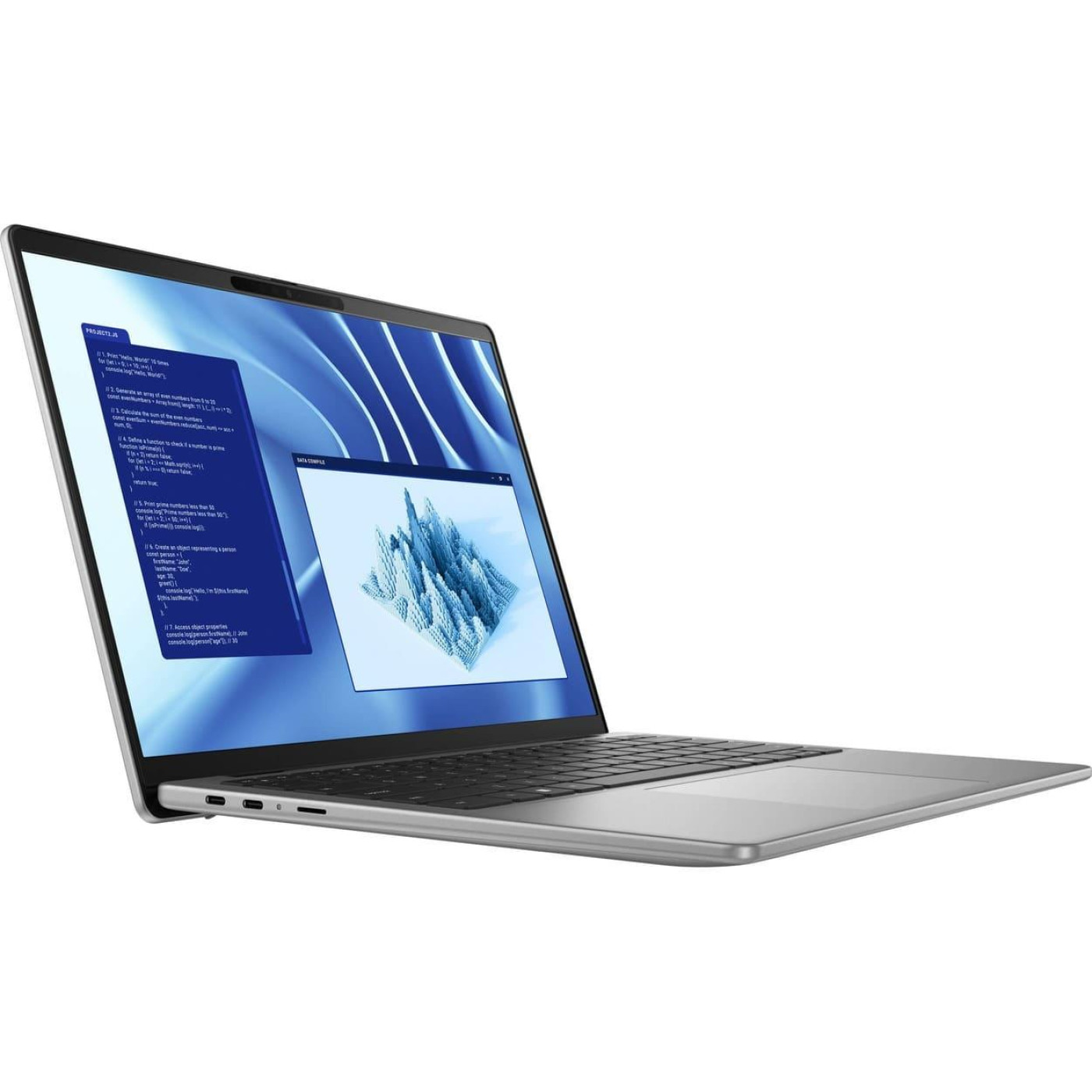 Ноутбук Dell 14 Latitude 7455 QHD+ Touch/Snapdragon X Elite 12C/32GB/512SSD/UMA/W11H (N003L745514UA_WP)