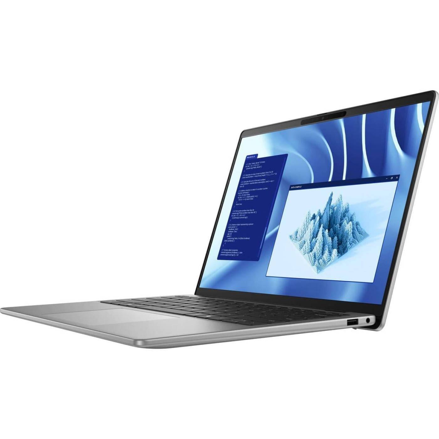 Ноутбук Dell 14 Latitude 7455 QHD+ Touch/Snapdragon X Elite 12C/32GB/512SSD/UMA/W11H (N003L745514UA_WP)