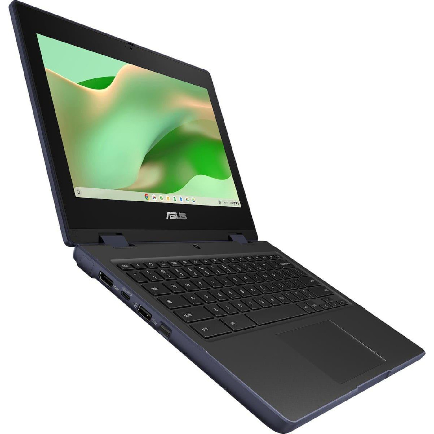 Ноутбук ASUS 11.6 Chromebook CZ11 Flip CZ1104FM2A HD/MediaTek Kompanio 520/8GB/64SSD/ARM Mali-G52 MC2/ChromeOS/Mineral Grey (90NX07V1-M00900)