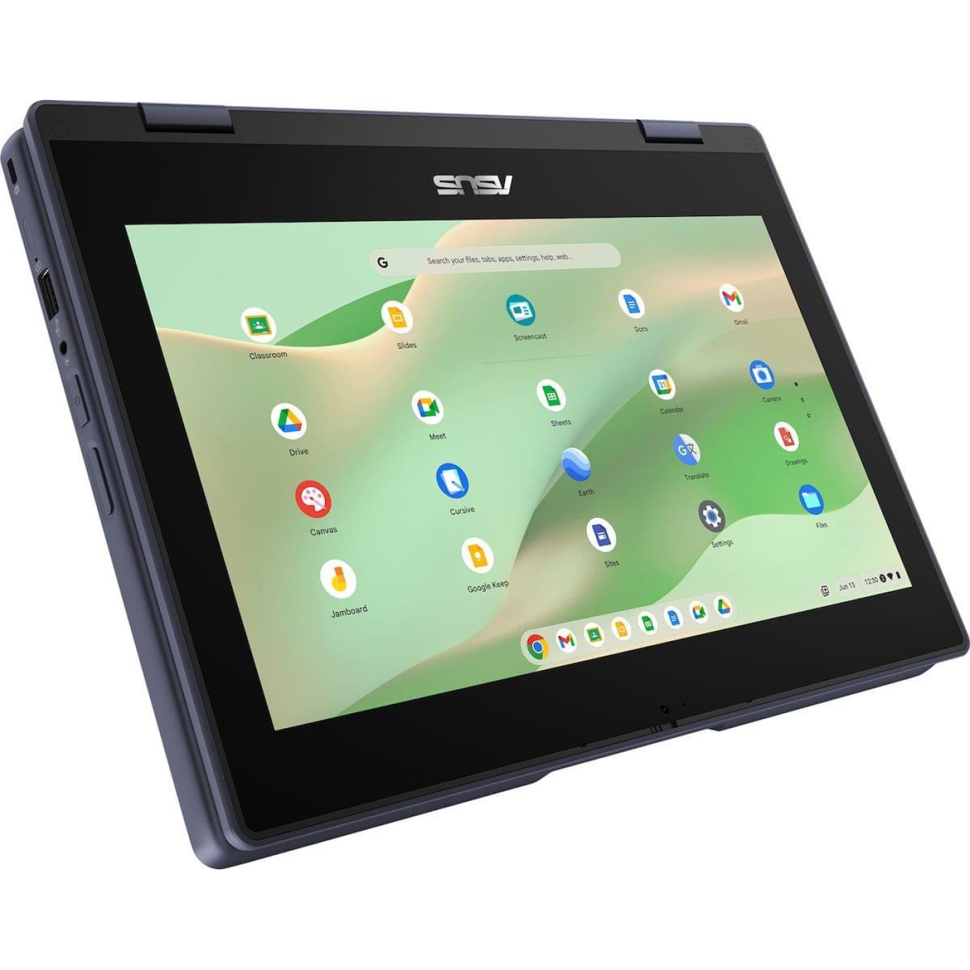 Ноутбук ASUS 11.6 Chromebook CZ11 Flip CZ1104FM2A HD/MediaTek Kompanio 520/8GB/64SSD/ARM Mali-G52 MC2/ChromeOS/Mineral Grey (90NX07V1-M00900)
