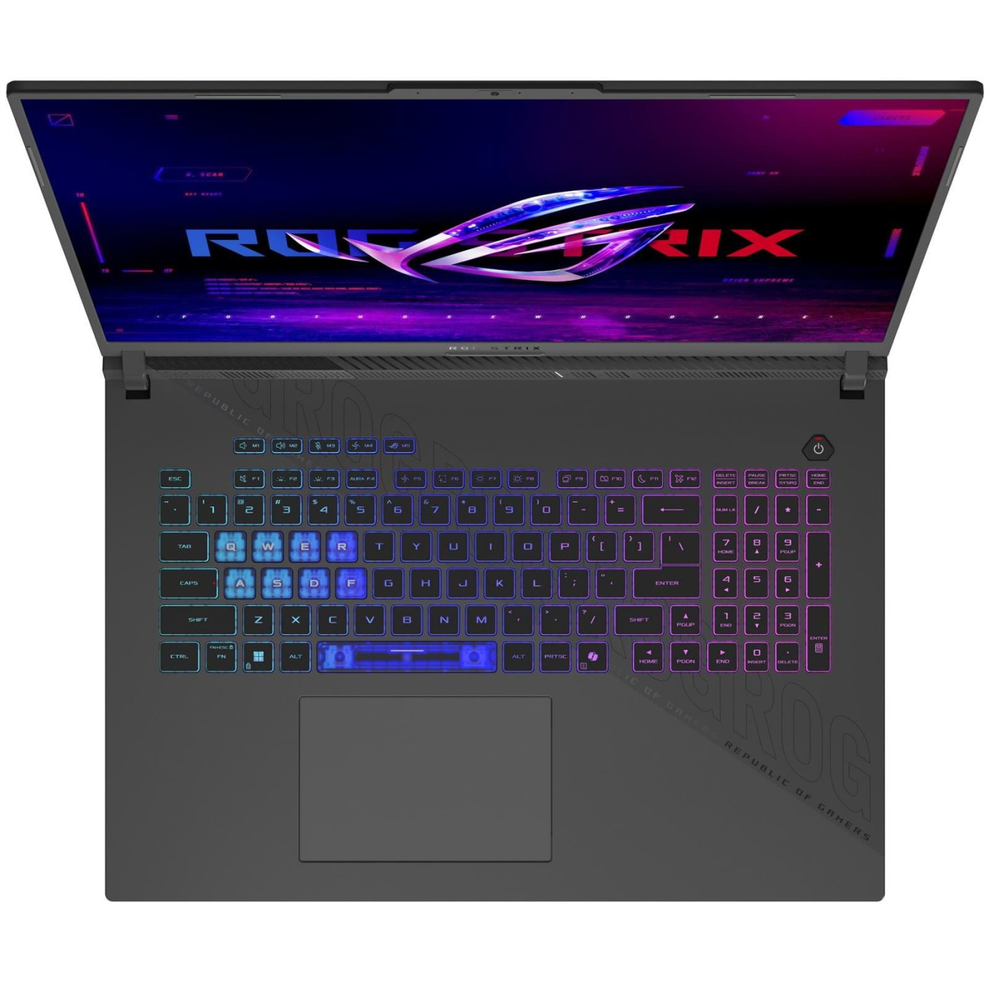 Ноутбук ASUS 18 ROG Strix G18 G814PP WQXGA IPS 240Hz/Ryzen 9 8940HX/64GB/1TB/RTX 5070/W11H/Eclipse Grey (G814PP-DS94 Сustom 64GB RAM *)
