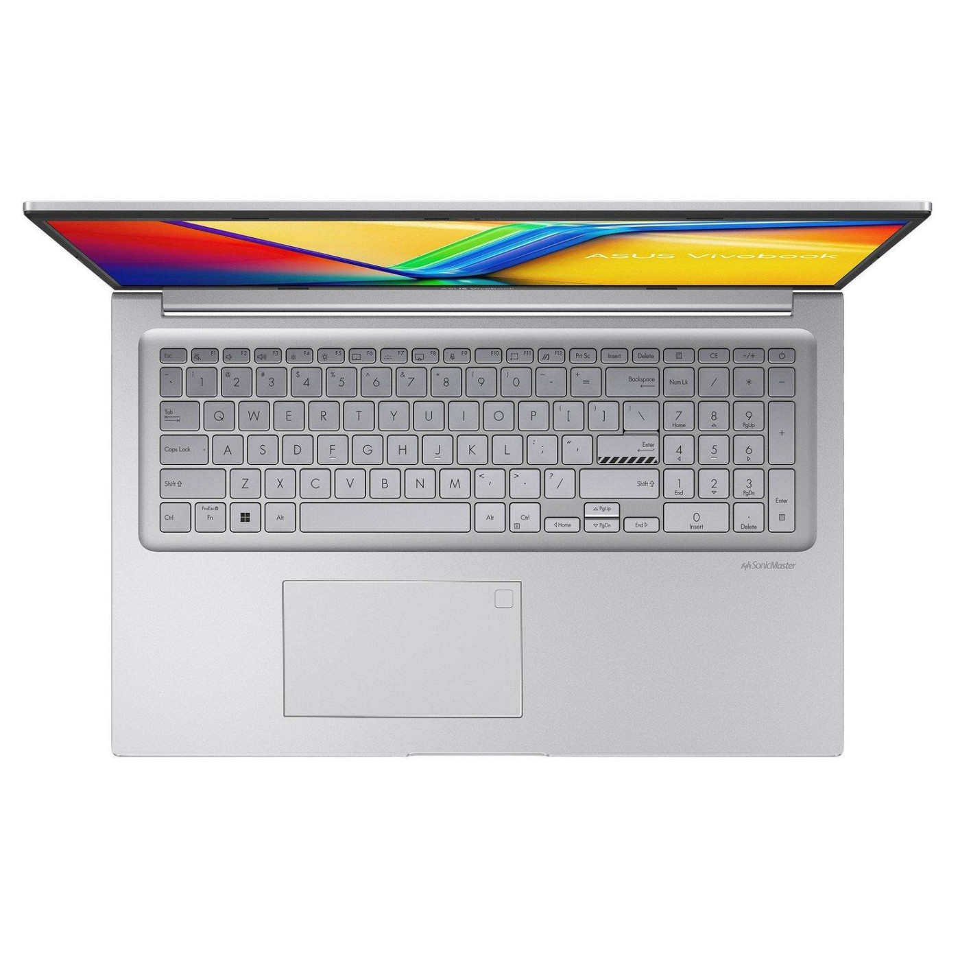 Ноутбук ASUS 17.3 Vivobook X1704VA-AU665 FHD IPS/U300/8GB/512GB/UMA/DOS/Silver (90NB10V1-M00SP0)