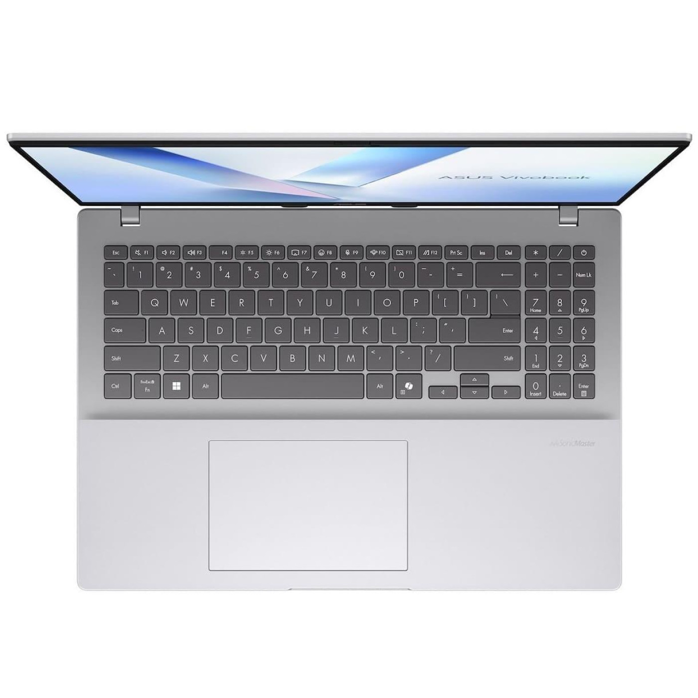 Ноутбук ASUS 16 Vivobook 16 X1607CA-MB059 WUXGA IPS/Intel U5-225H/16GB/512SSD/UMA/DOS/Silver (90NB15A2-M00670)