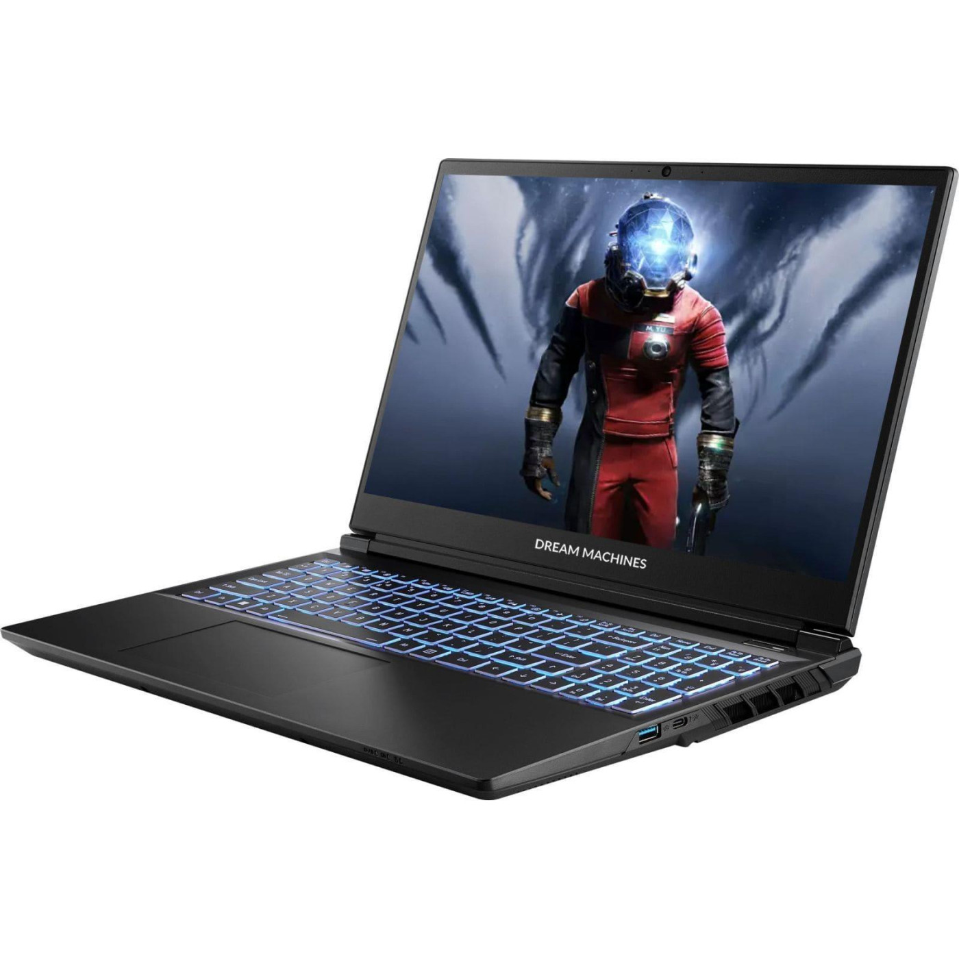 Ноутбук Dream Machines 15.6 RG5060-15 QHD IPS/Intel i9-14900HX/16GB/1TB/RTX 5060 8GB/DOS/Black (RG5060-15UA29)