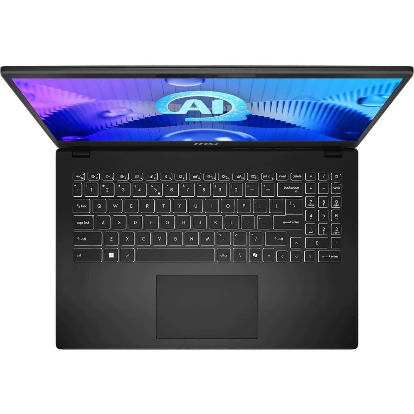 Ноутбук MSI 15 Modern 15 H AI C1MG-099UA 1920x1080/U7-155H/16/512/Intel Arc/W11/ Black (9S7-15H551-099)