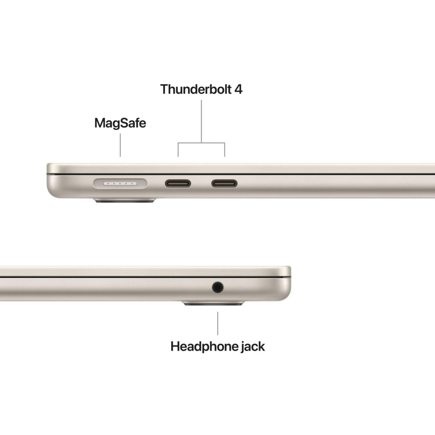 Ноутбук Apple 13.6 MacBook Air / M5/16GB/1TB/UMA/MacOS/Starlight (MDHC4UA/A)