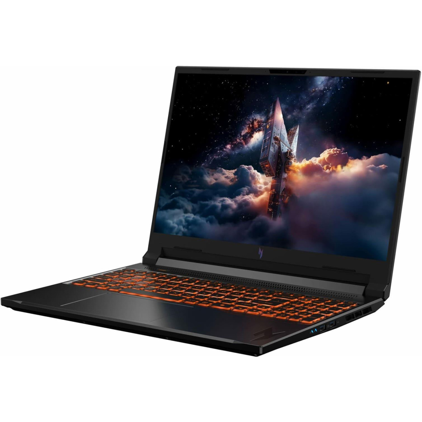 Ноутбук Acer 16 Nitro V 16 AI ANV16-42 WUXGA IPS/Ryzen 5 240/16GB/512SSD/RTX 5060 8GB/DOS/Shale Black (NH.U1GEU.00A) U1