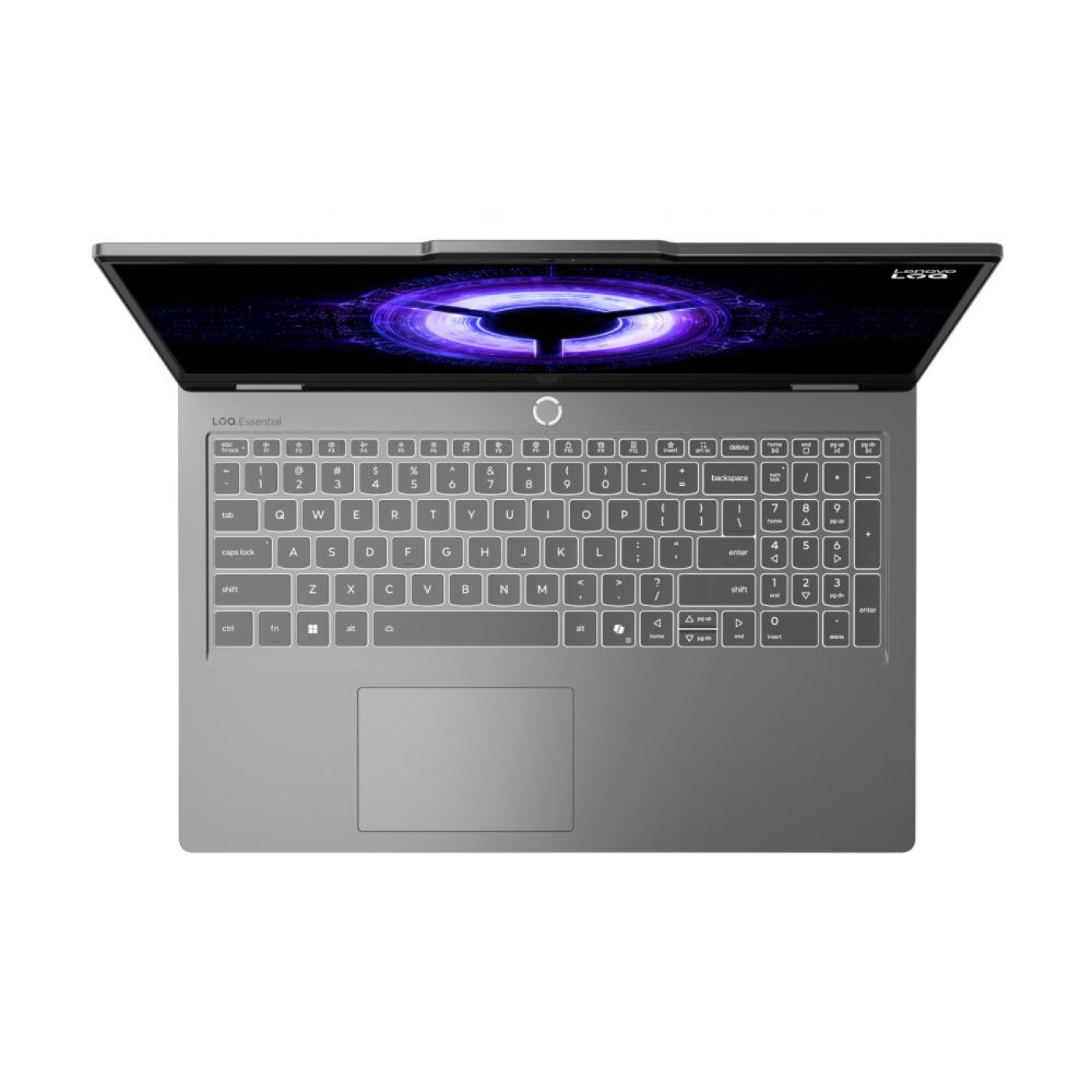 Ноутбук Lenovo 15.6 LOQ Essential 15IRX11 F 144Hz/Intel Core i7-13650HX/16GB/512 SSD/RTX 5050 8GB/DOS/Luna Grey (83SC008YRA)