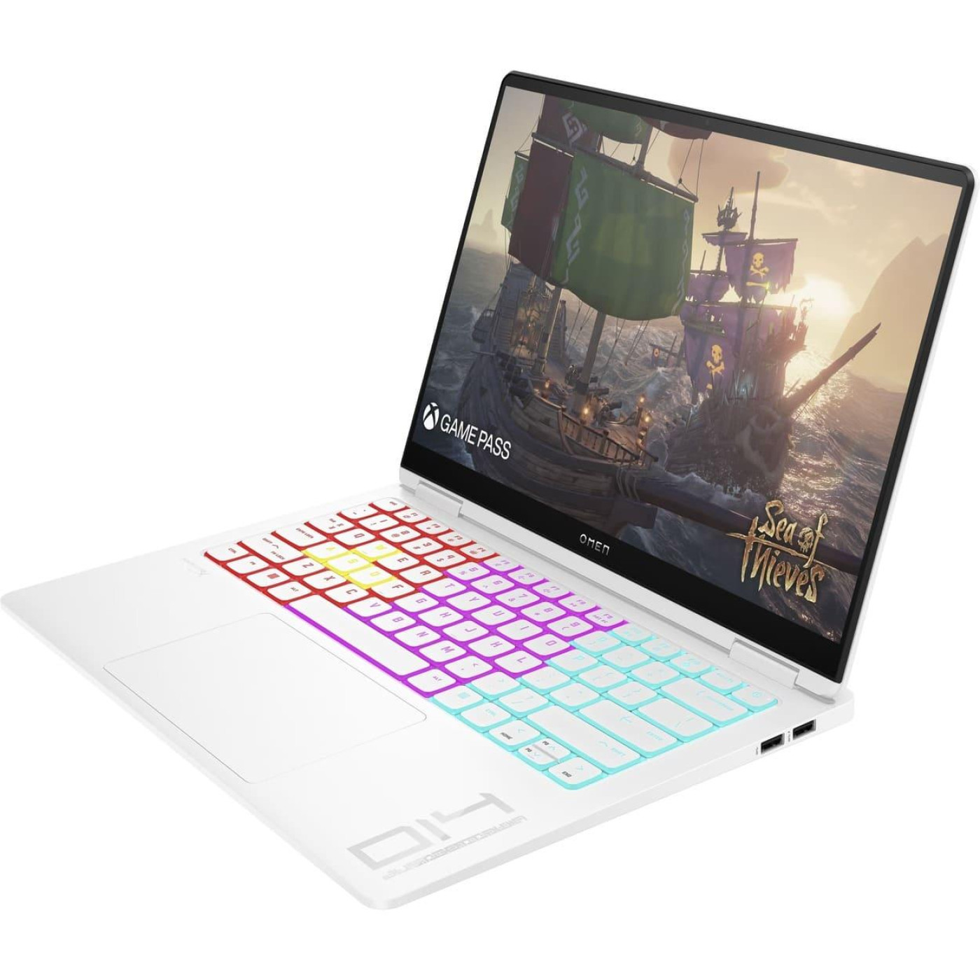 Ноутбук HP 14 OMEN Transcend 14-fb1001ua 3K OLED/Intel U9-285H/64GB/2TB/RTX 5070 8GB/W11/White (C3UL1EA)