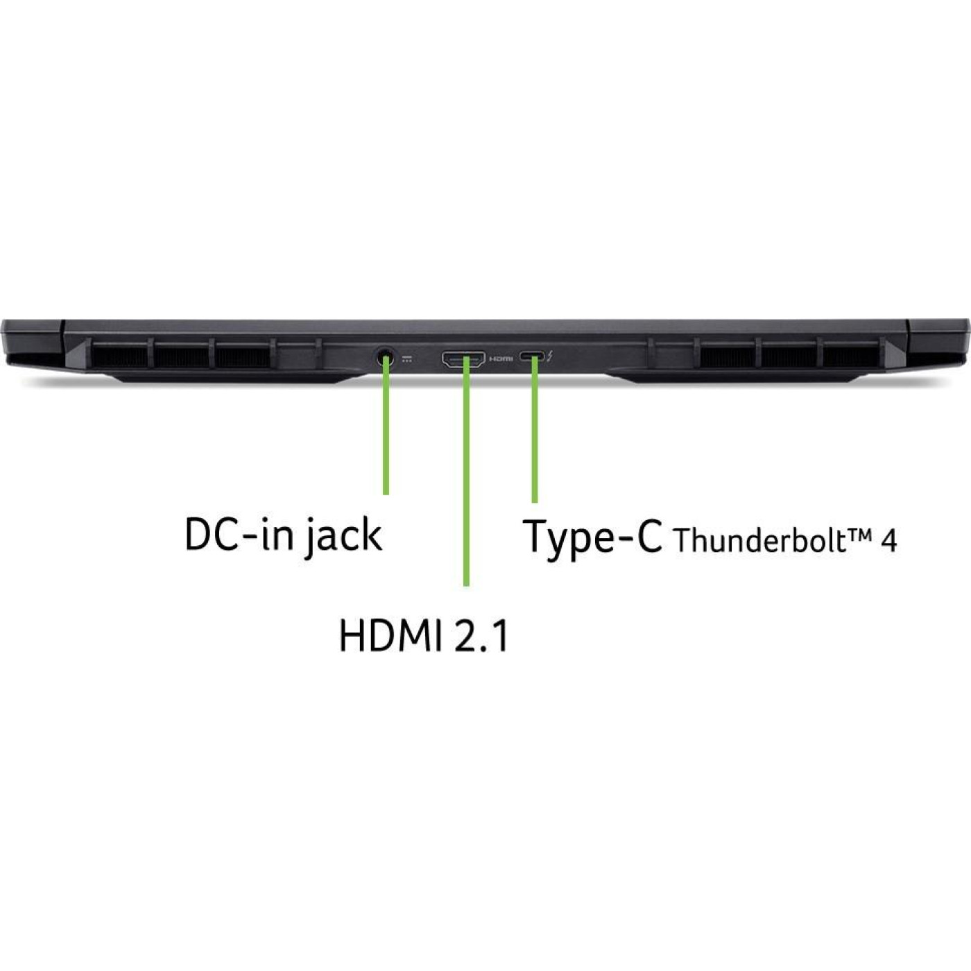 Ноутбук Acer 16 Nitro V 16S ANV16S-71 WUXGA IPS/Intel 5-210H/16GB/1TB/RTX 5050 8GB/DOS/Black (NH.U27EU.002)