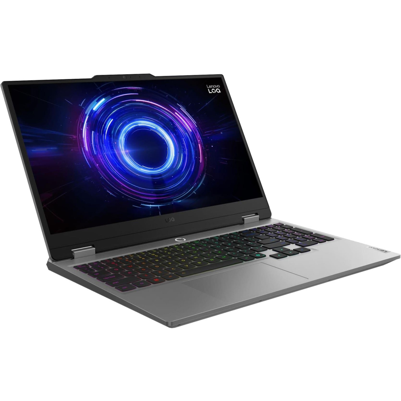 Ноутбук Lenovo 15.6 LOQ 15IRX10 FHD IPS/Intel i5-13450HX/64GB/1TB/RTX 5050 8GB/W11H/Luna Gray (83JE002KUS Custom 64GB / 1TB)