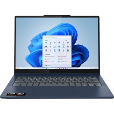 Ноутбук Lenovo 14 IdeaPad 5 14AKP10 IPS (1920x1200) Full HD+ Touchscreen/AMD Ryzen AI 7 350 (2.0 - 5.0 ГГц)/16GB/2TB/AMD Radeon 860M/DOS/Cosmic Blue ( U1