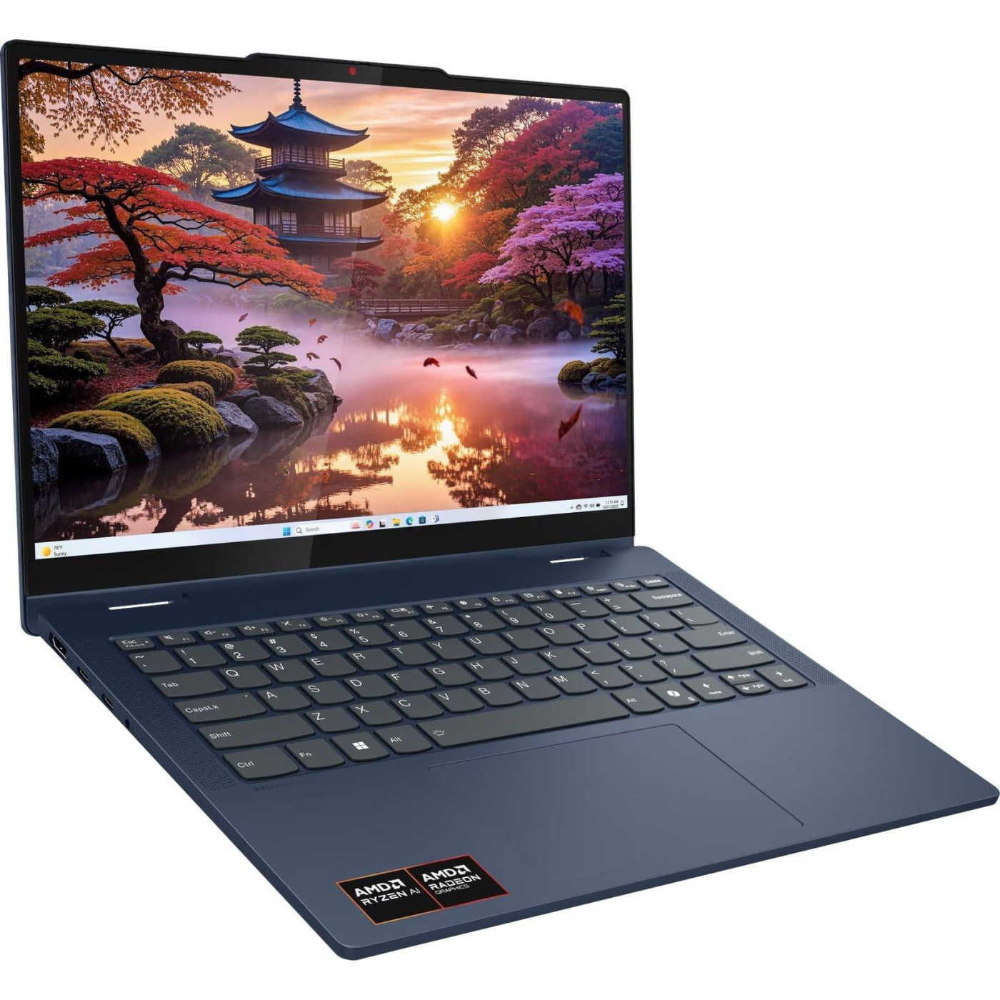Ноутбук Lenovo 14 IdeaPad 5 14AKP10 IPS (1920x1200) Full HD+ Touchscreen/AMD Ryzen AI 7 350 (2.0 - 5.0 ГГц)/16GB/2TB/AMD Radeon 860M/DOS/Cosmic Blue ( U1