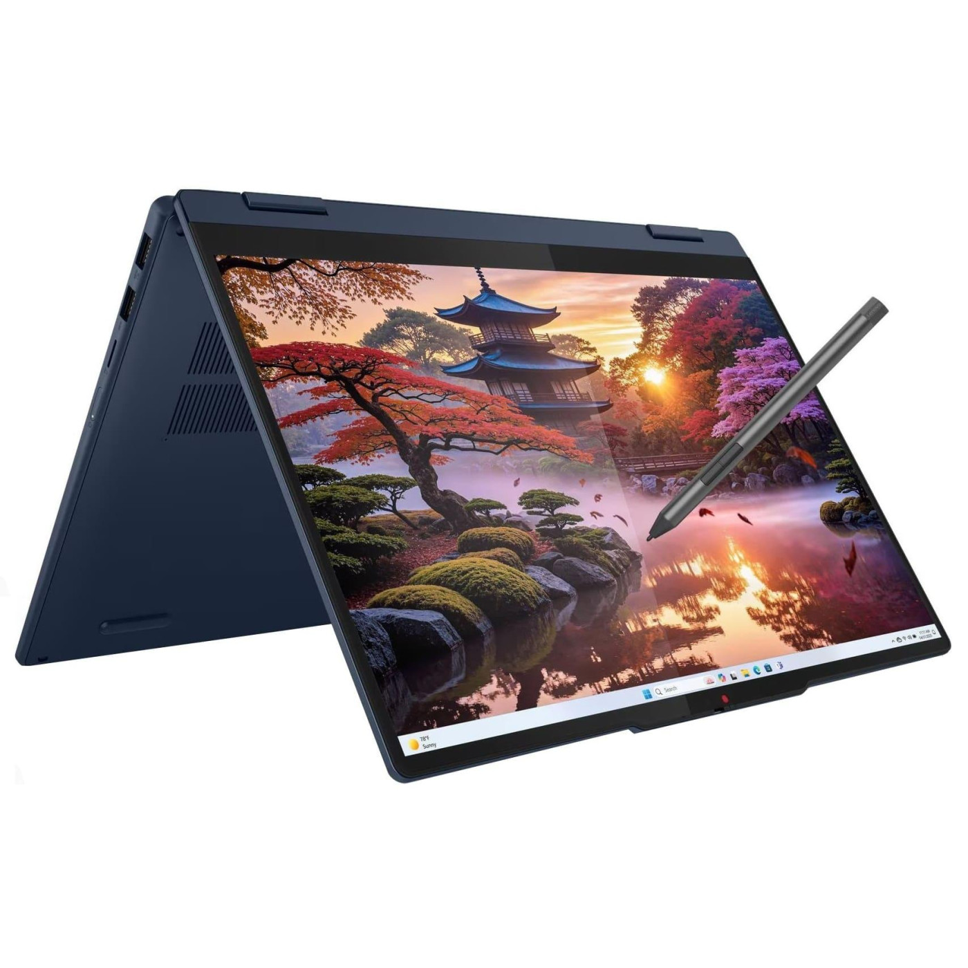 Ноутбук Lenovo 14 IdeaPad 5 14AKP10 IPS (1920x1200) Full HD+ Touchscreen/AMD Ryzen AI 7 350 (2.0 - 5.0 ГГц)/16GB/2TB/AMD Radeon 860M/DOS/Cosmic Blue ( U1