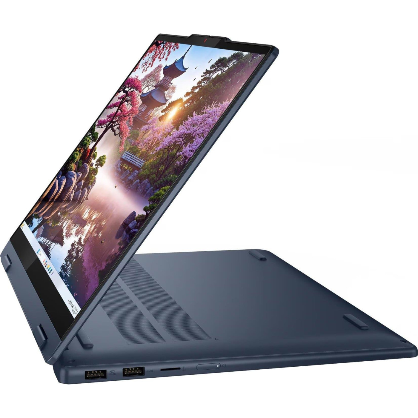 Ноутбук Lenovo 14 IdeaPad 5 14AKP10 IPS (1920x1200) Full HD+ Touchscreen/AMD Ryzen AI 7 350 (2.0 - 5.0 ГГц)/16GB/2TB/AMD Radeon 860M/DOS/Cosmic Blue ( U1