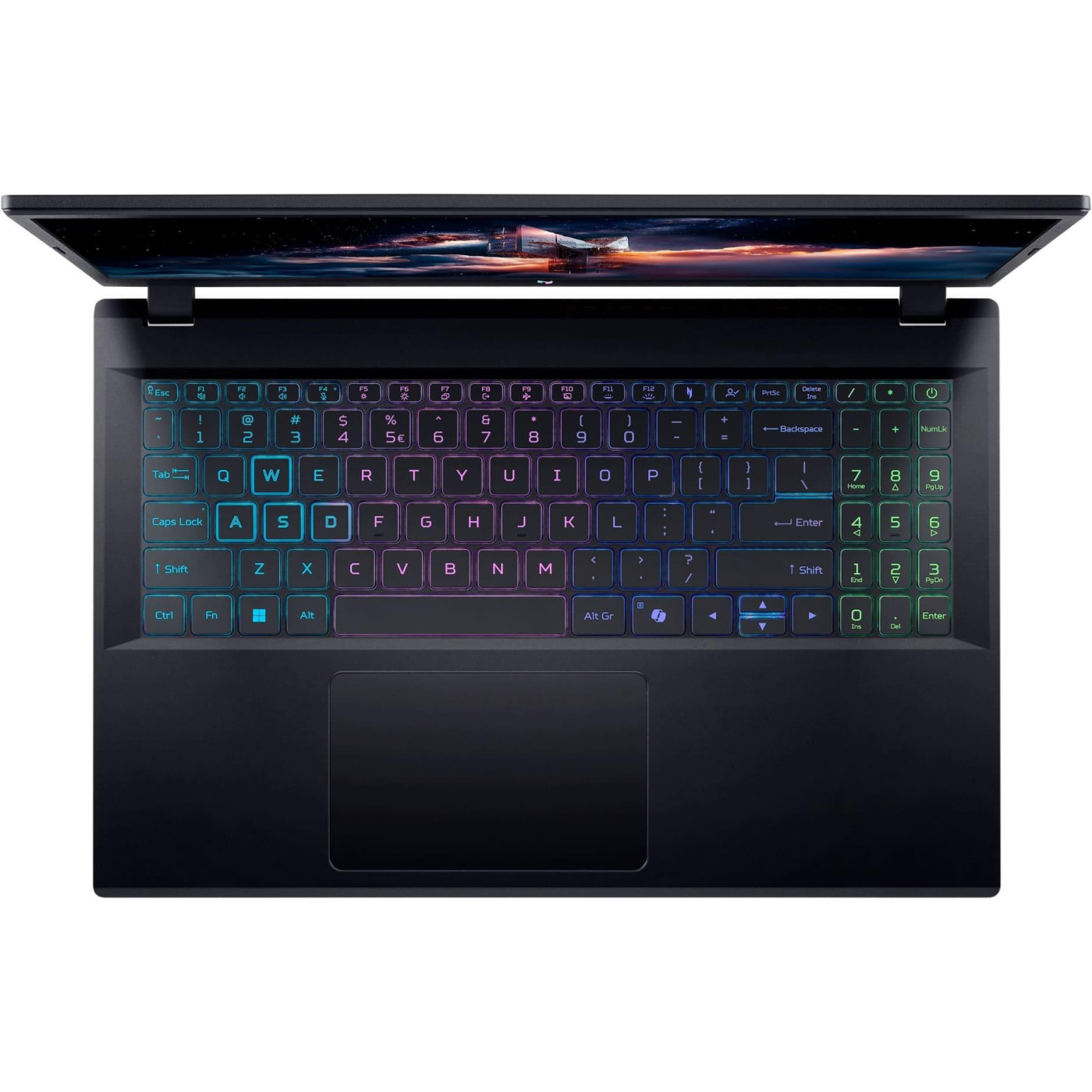 Ноутбук Acer 15.6 Nitro V 15 ANV15-A31 FHD IPS/AMD Ryzen 5 150/16GB/512 SSD/RTX 5050 8GB/Lin/Black (NH.U3QEU.00U)