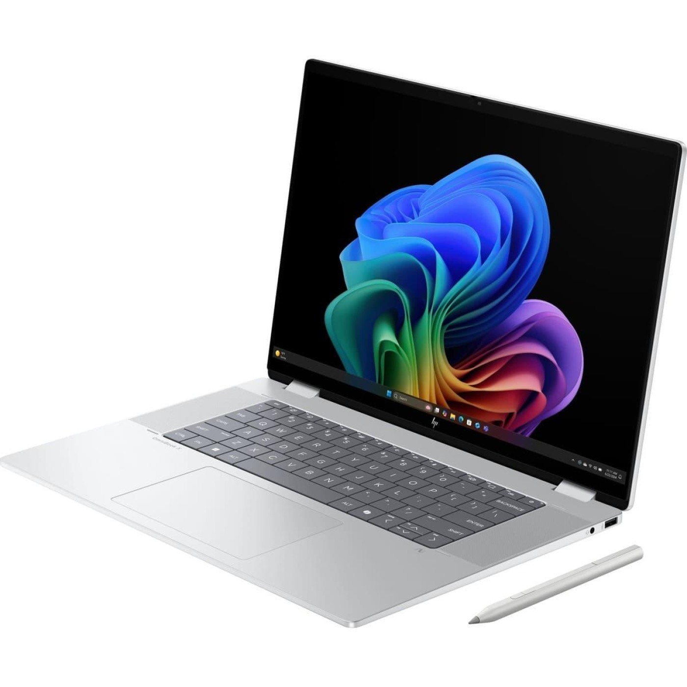 Ноутбук HP 16 OmniBook X Flip x360 16-as0006ua WUXGA IPS Touch/Intel U5-226V/16GB/1TB/UMA/W11/Silver (C3UM2EA)