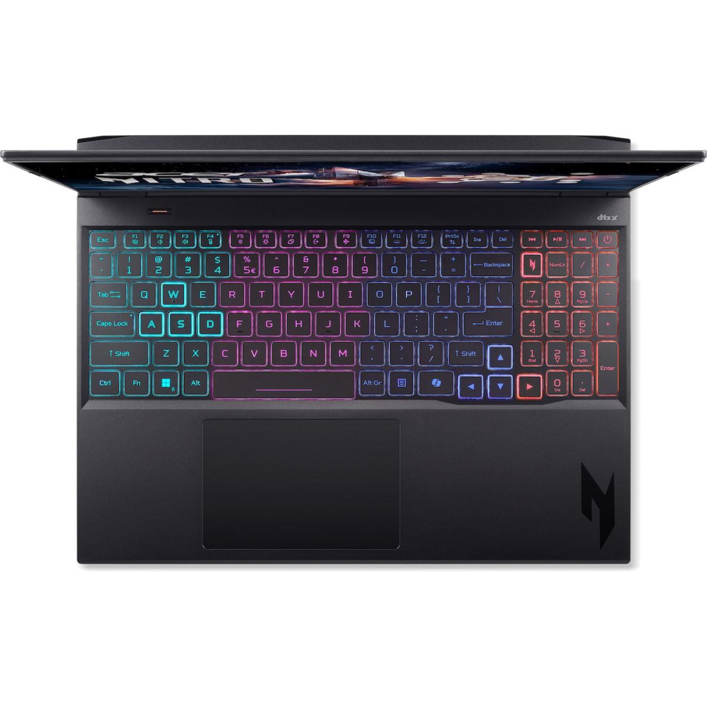 Ноутбук Acer 16 Nitro 16S AI AN16S-61-R7HR 1920x1200 IPS/Ryzen 9 AI 365/32GB/1TB/RTX 5060 8GB/DOS/Black (NH.QXUEU.002)