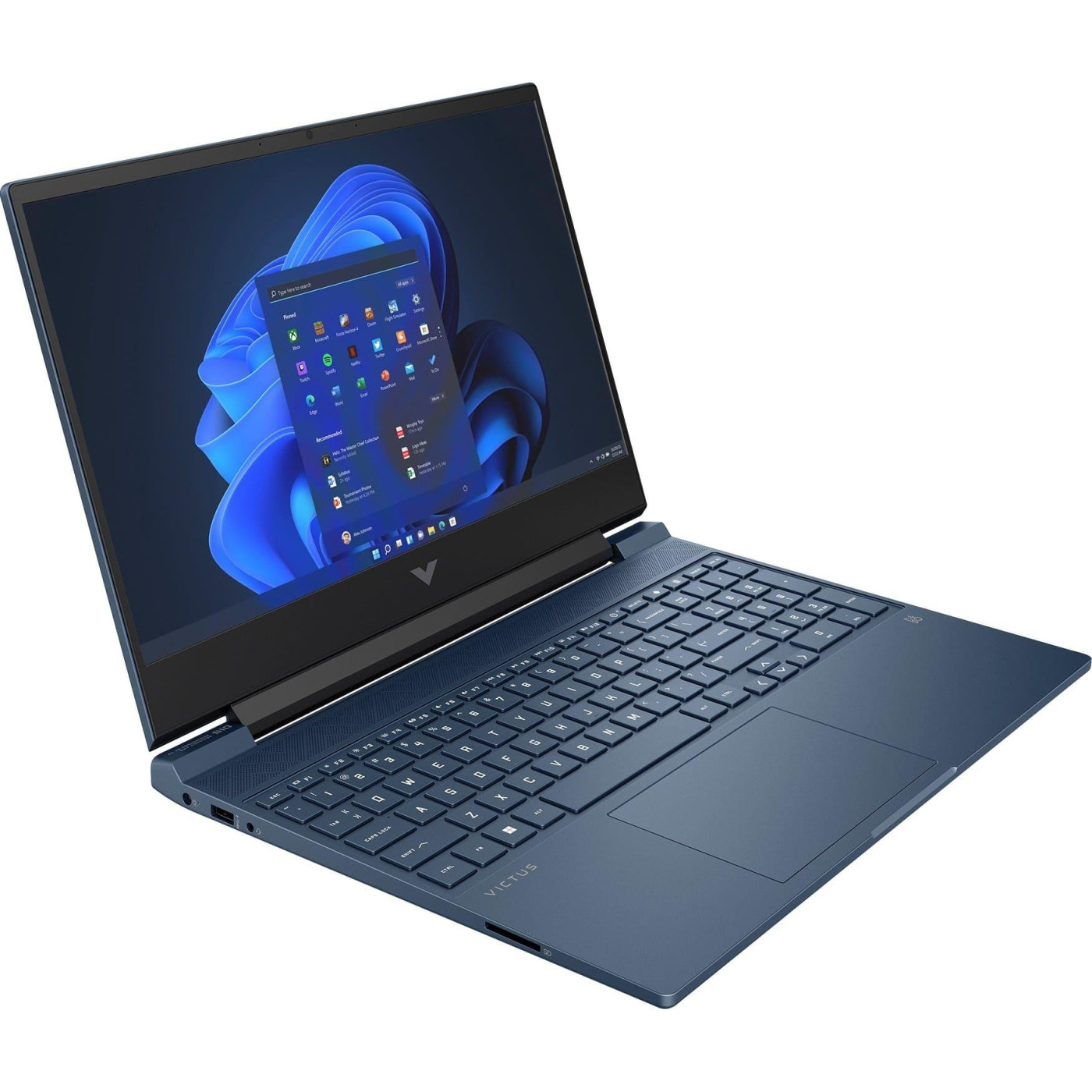 Ноутбук HP 15.6 Victus 15-fb3018ua FHD IPS/Ryzen AI 5-340/24GB/1TB/RTX 5050 8GB/DOS/Blue (BW7L7EA)
