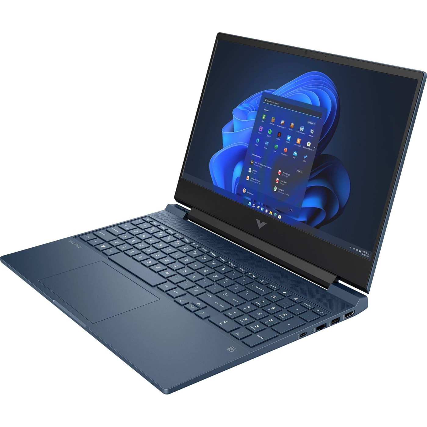 Ноутбук HP 15.6 Victus 15-fb3018ua FHD IPS/Ryzen AI 5-340/24GB/1TB/RTX 5050 8GB/DOS/Blue (BW7L7EA)