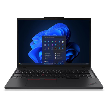 Ноутбук Lenovo 16 ThinkPad T16 Gen 4 IPS (1920x1200) Full HD+ Touchscreen/Intel Core Ultra 7 255U (3.8 - 5.2 ГГц)/64GB/4TB/Intel Graphics/W11P/Black ( U1