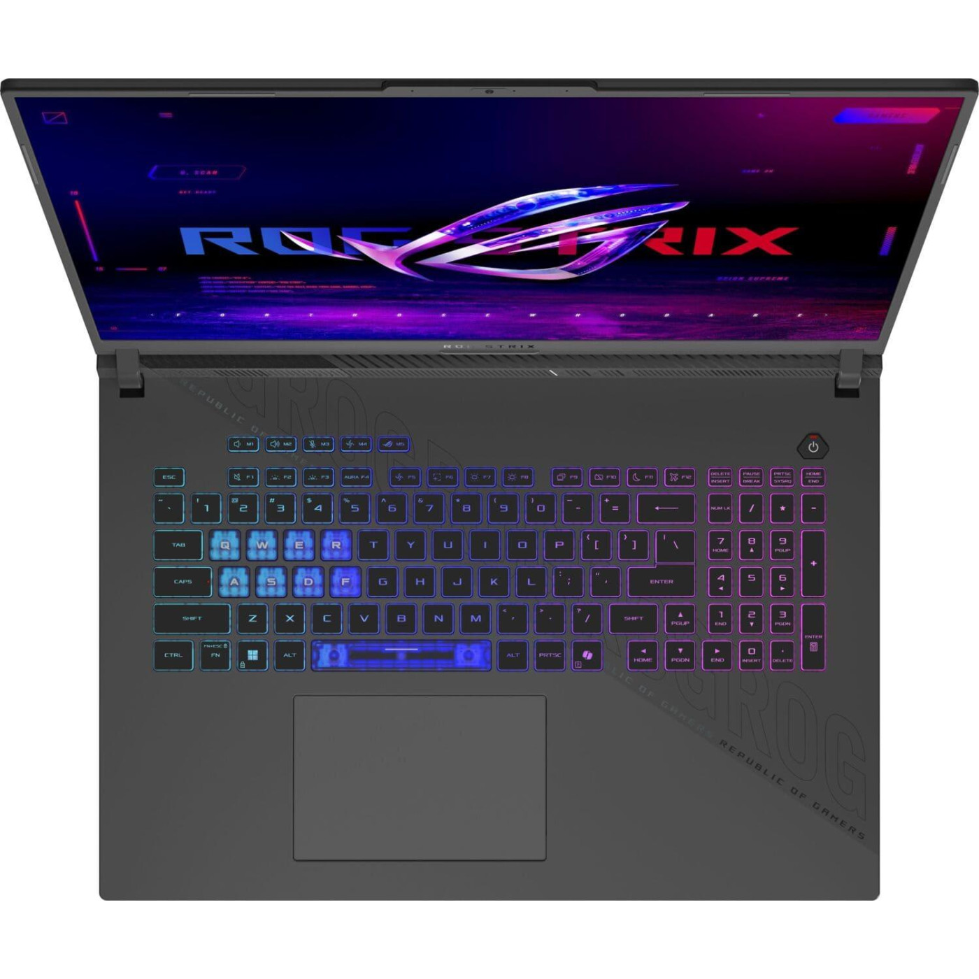 Ноутбук ASUS 18 ROG Strix G18 G814FP WQXGA IPS/Ryzen 9 9955HX/32GB/1TB/RTX 5070 8GB/W11H/Eclipse Gray (G814FP-WS96)