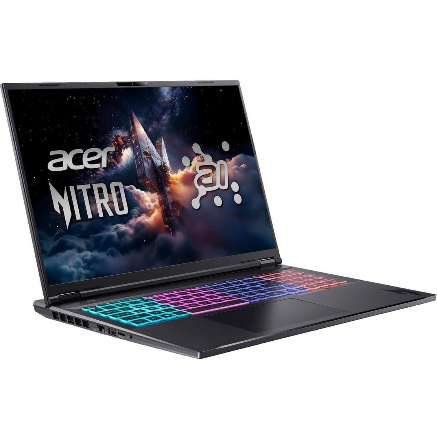 Ноутбук Acer 18 Nitro 18 AI AN18-61-R4L8 2560x1600 IPS/Ryzen 7 AI 350/32GB/1TB/RTX 5060 8GB/DOS/Black (NH.QY7EU.004)