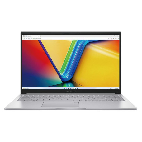 Ноутбук ASUS 15.6 Vivobook 15 X1504MA-BQ133 FHD IPS/Intel 7-350U/16GB/1TB/UMA/DOS/Silver (90NB17I2-M00570)
