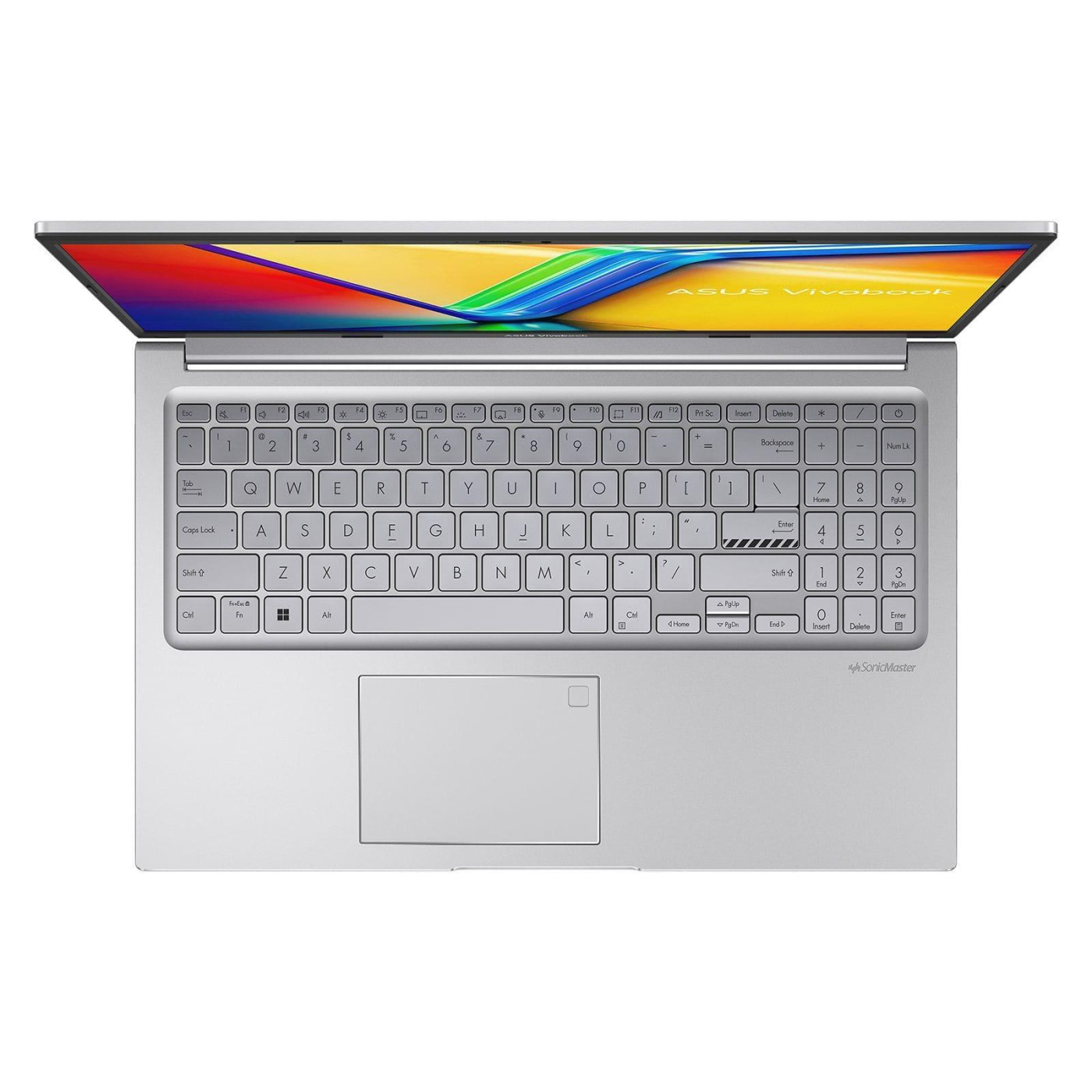 Ноутбук ASUS 15.6 Vivobook 15 X1504MA-BQ133 FHD IPS/Intel 7-350U/16GB/1TB/UMA/DOS/Silver (90NB17I2-M00570)
