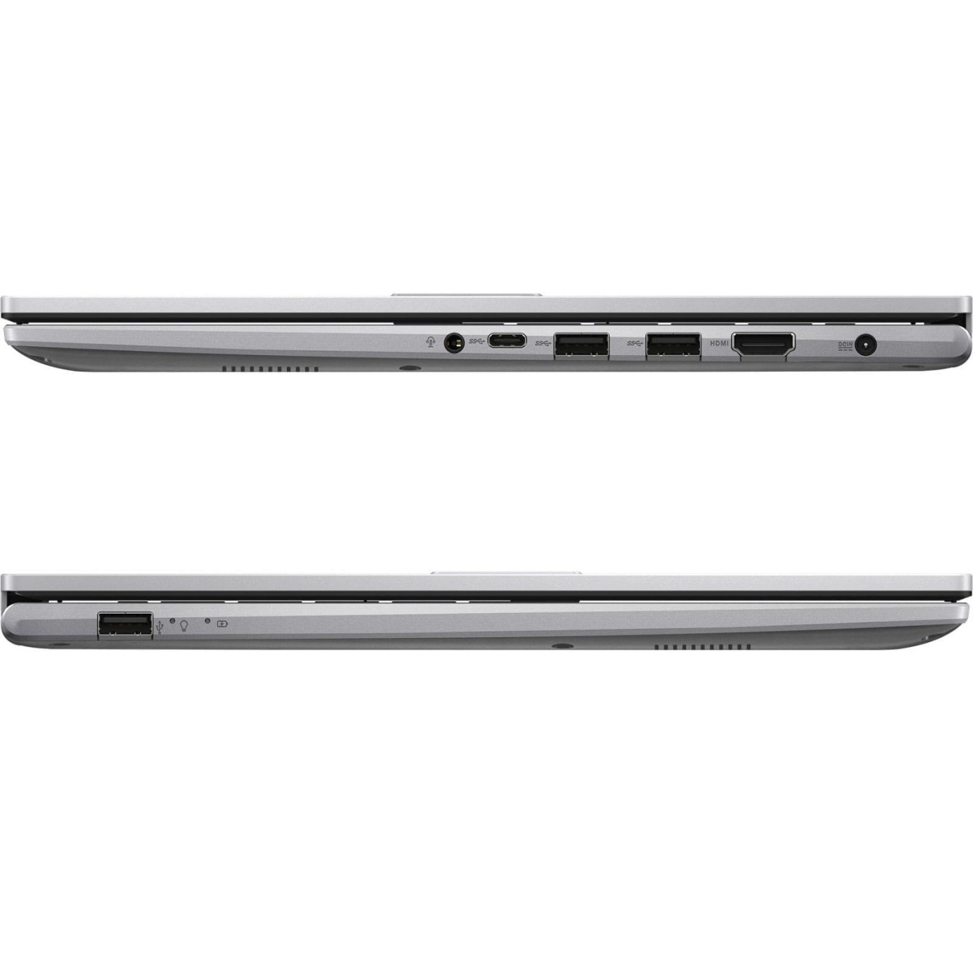 Ноутбук ASUS 15.6 Vivobook 15 X1504MA-BQ133 FHD IPS/Intel 7-350U/16GB/1TB/UMA/DOS/Silver (90NB17I2-M00570)