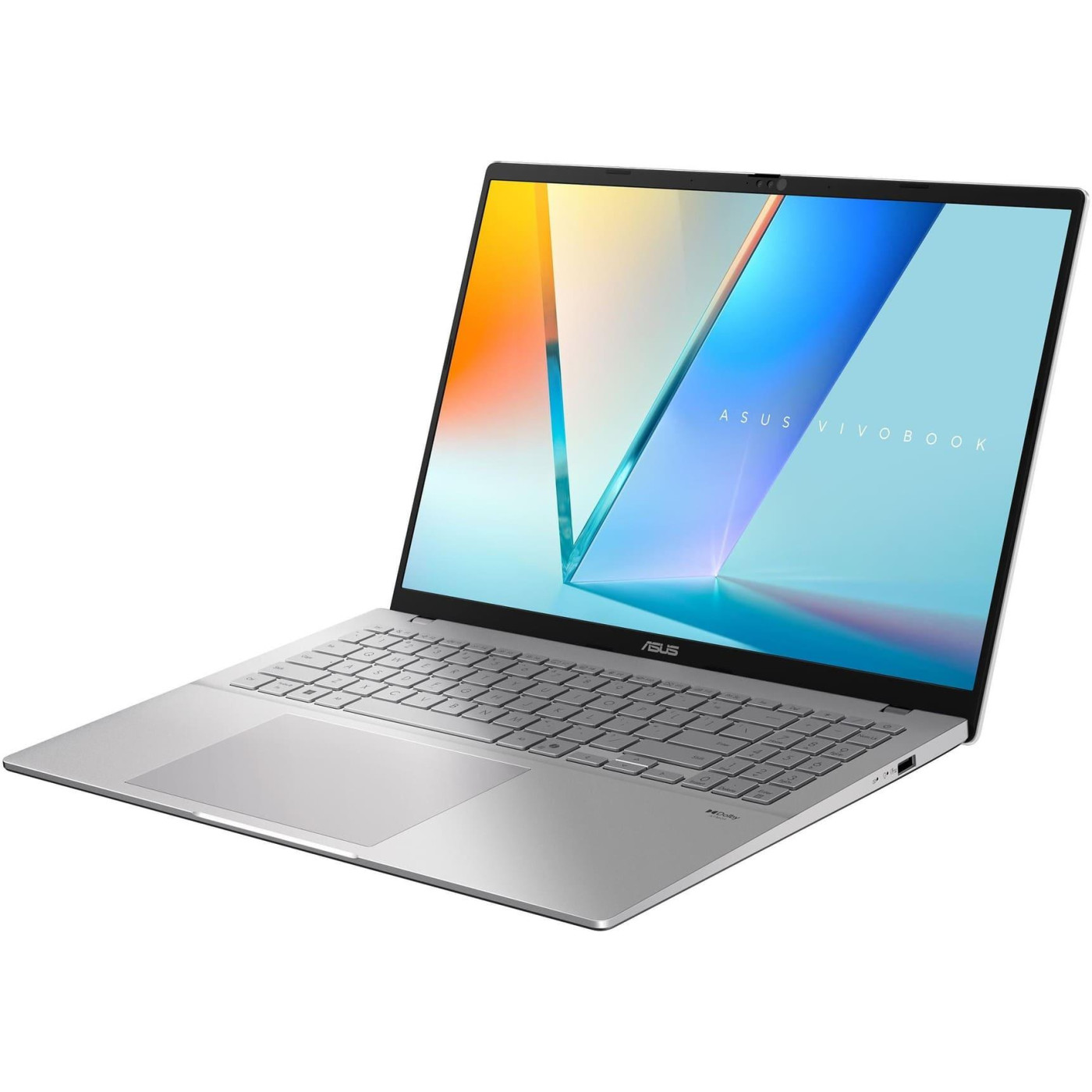 Ноутбук ASUS 16 Vivobook S16 M3607KA-SH031 FHD OLED/Ryzen 5 AI 330/16GB/512SSD/UMA/DOS/Silver (90NB16T2-M00290)