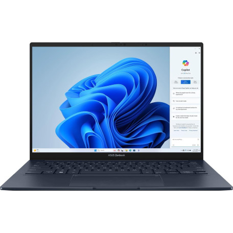 Ноутбук ASUS 14 Zenbook 14 UX3405CA 3K OLED/Intel U5-225H/16GB/1TB/Intel Arc/DOS/Ponder Blue (90NB14W1-M01V80)