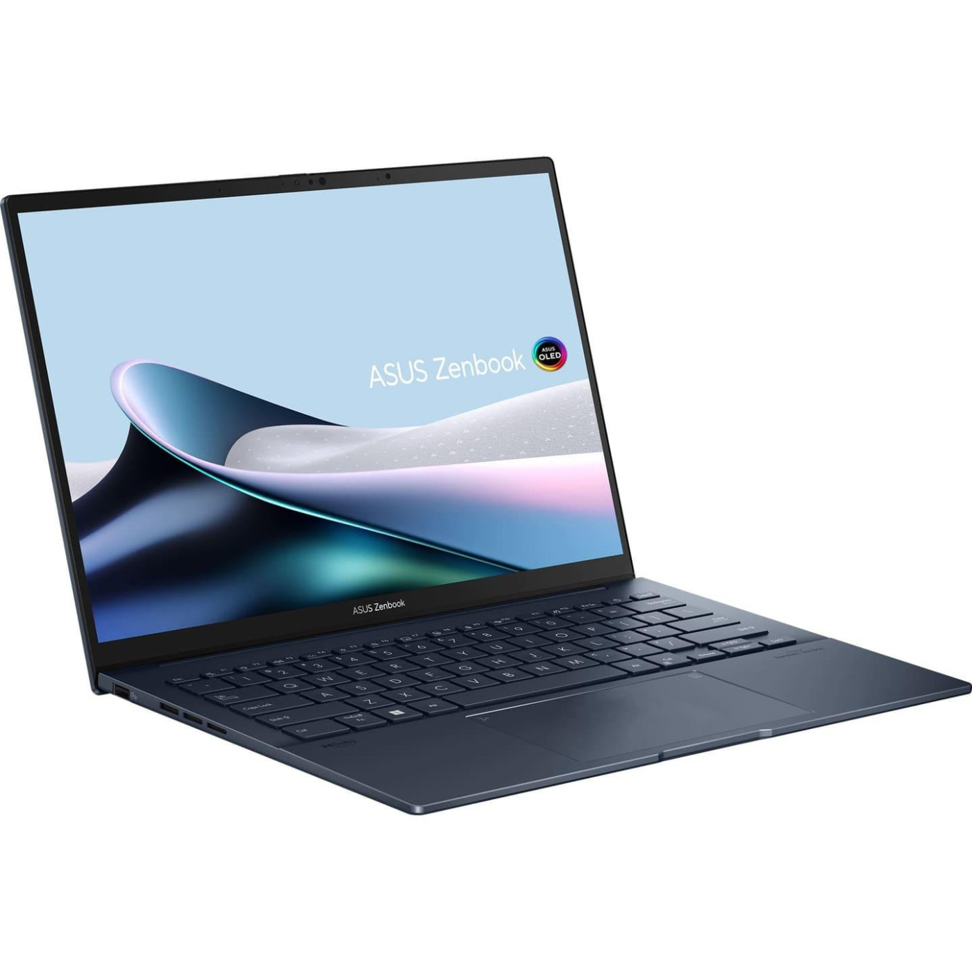 Ноутбук ASUS 14 Zenbook 14 UX3405CA 3K OLED/Intel U5-225H/16GB/1TB/Intel Arc/DOS/Ponder Blue (90NB14W1-M01V80)