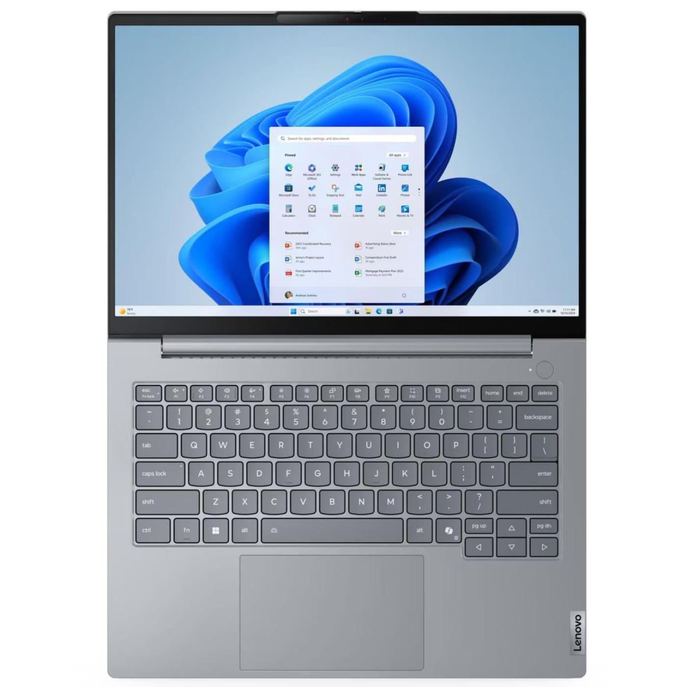 Ноутбук Lenovo 14 ThinkBook 14-G9 WUXGA IPS AG/Intel 7-240H/16GB/512SSD/UMA/DOS/Gray (21UY0068RA)