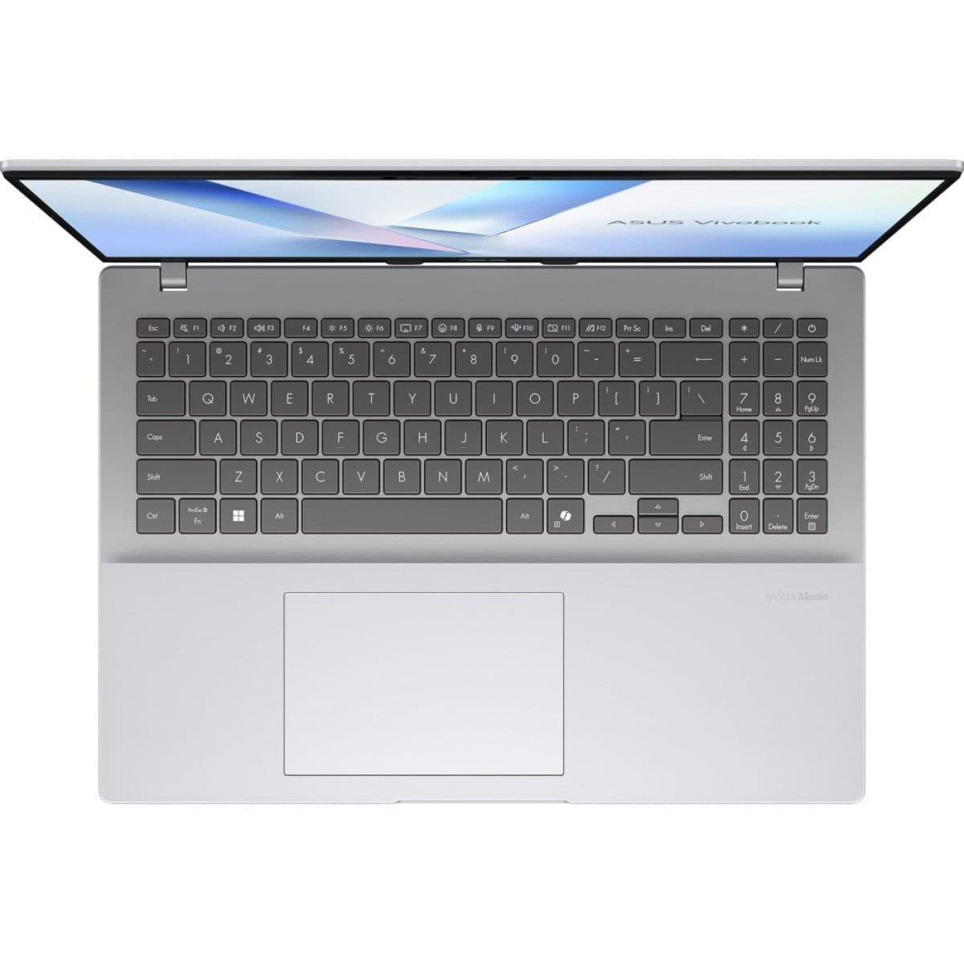 Ноутбук ASUS 16 Vivobook 16 WUXGA/Qualcomm Snapdragon X X1-26-100/16GB/1TB/Qualcomm Adreno/W11H/Cool Silver (X1607QA-MB054W)
