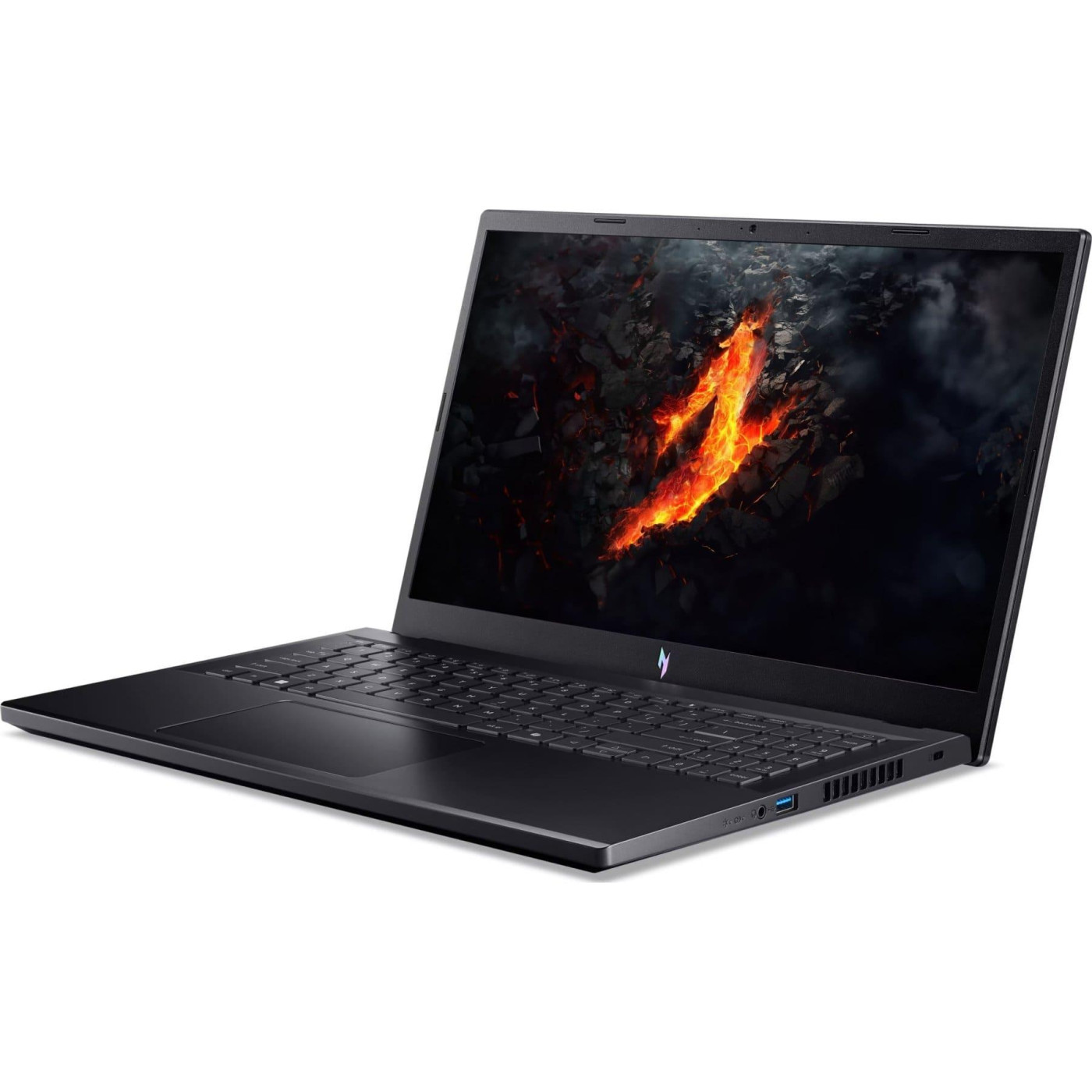Ноутбук Acer 15.6 Nitro V 15 FHD IPS 165Hz/Ryzen 7 7735HS/16GB/512 SSD/RTX 4050 6GB/DOS/Obsidian Black (NH.QSGEX.00U)