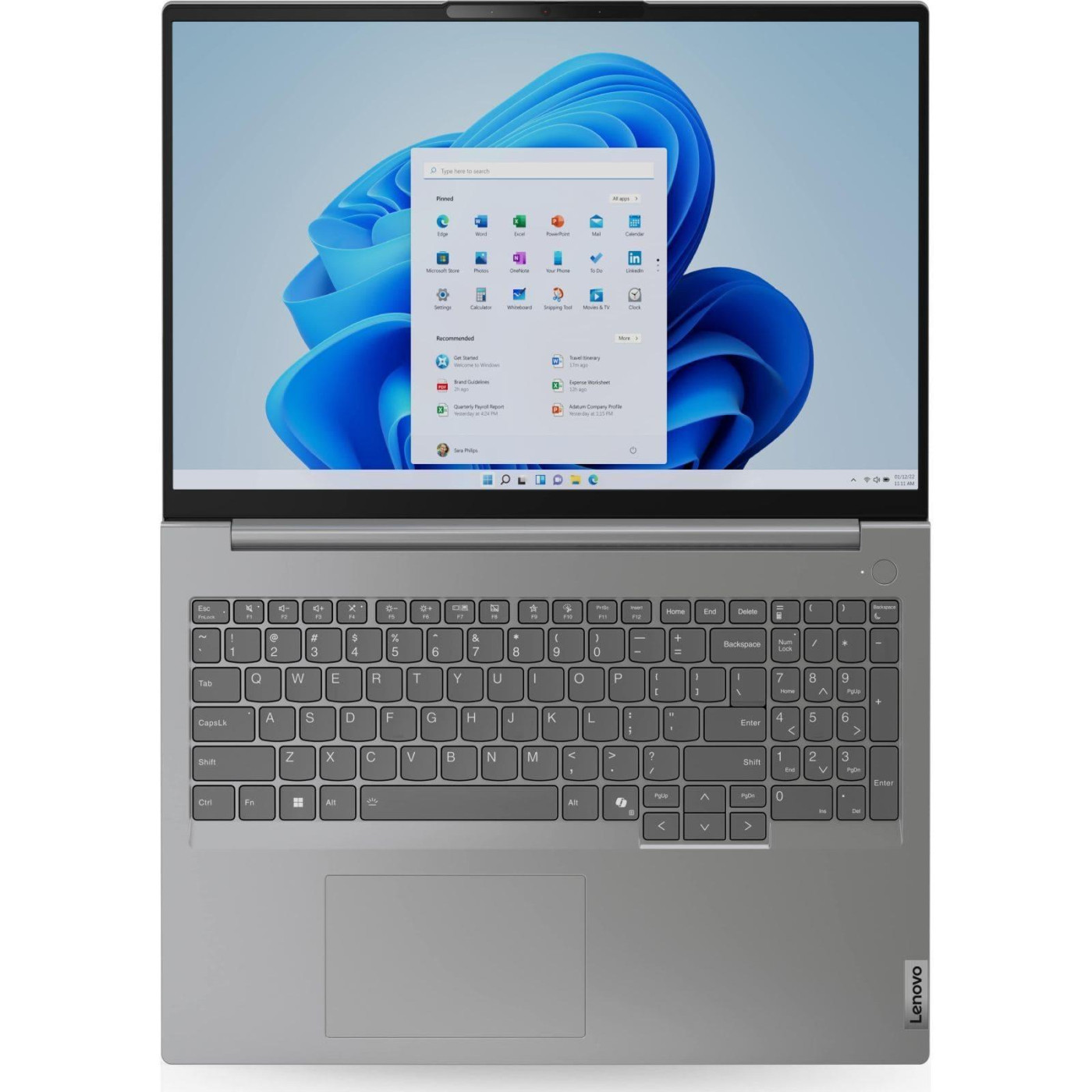 Ноутбук Lenovo 16 ThinkBook 16-G7 WUXGA IPS/Ryzen 5 7535HS/16GB/1TB/UMA/W11P/Gray (21MW000NRA)