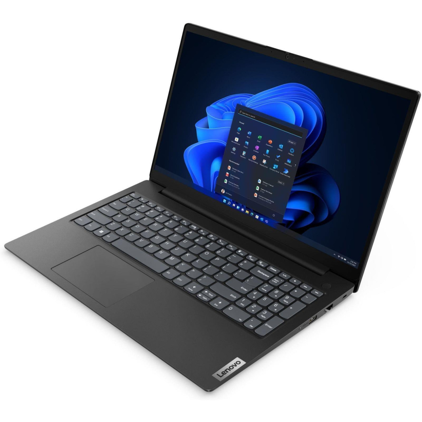 Ноутбук Lenovo 15.6 V15-G4 FHD IPS/Ryzen 5 7520U/16GB/512SSD/UMA/DOS/Black (82YU016PRA)