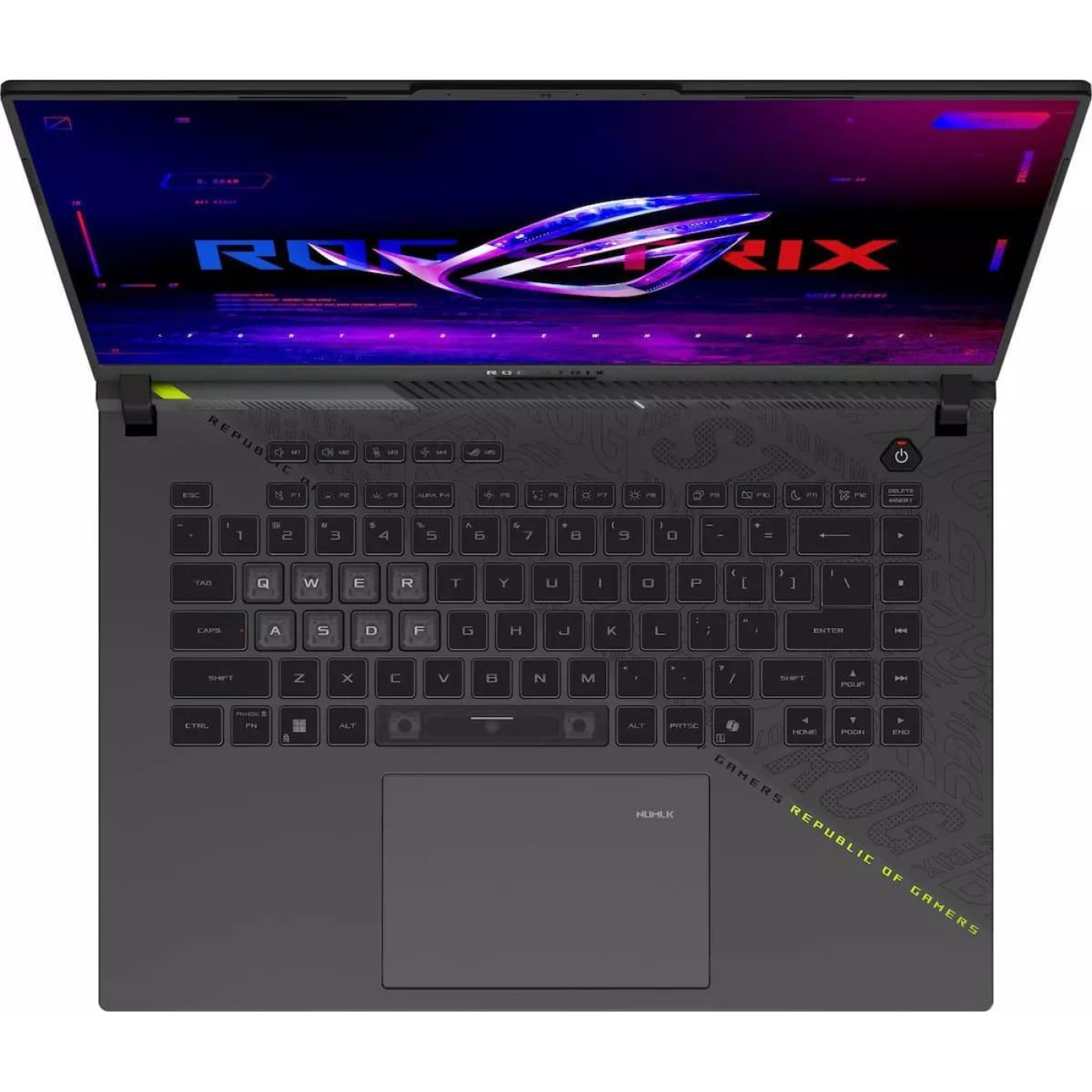 Ноутбук ASUS 16 ROG Strix G16 G614PR FHD+ IPS 165Hz/Ryzen 9 8940HX/16GB/1TB/RTX 5070 Ti/W11P/Eclipse Gray (G614PR-G16.R95070TI)