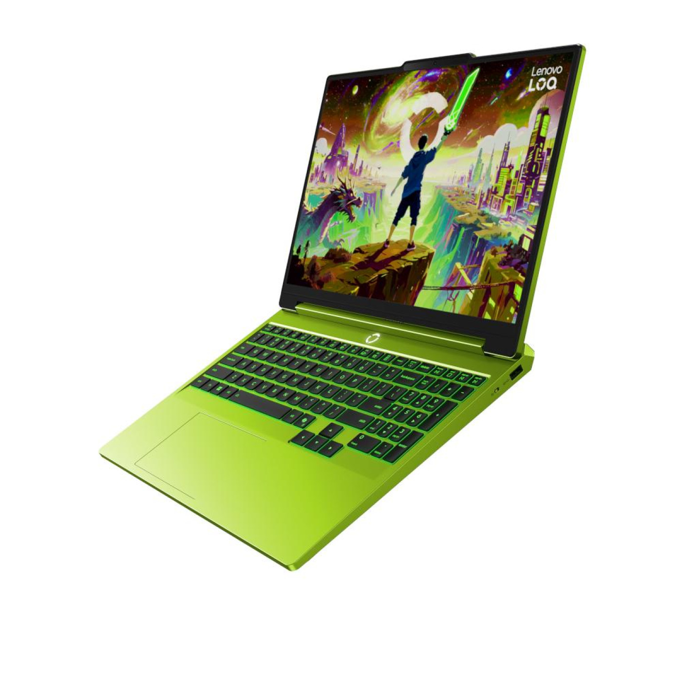 Ноутбук Lenovo 15.3 LOQ 15AHP11 /Ryzen 7 250/16GB/512 SSD/RTX 5070 8GB/DOS/Surge Green (83TN00DCRA)