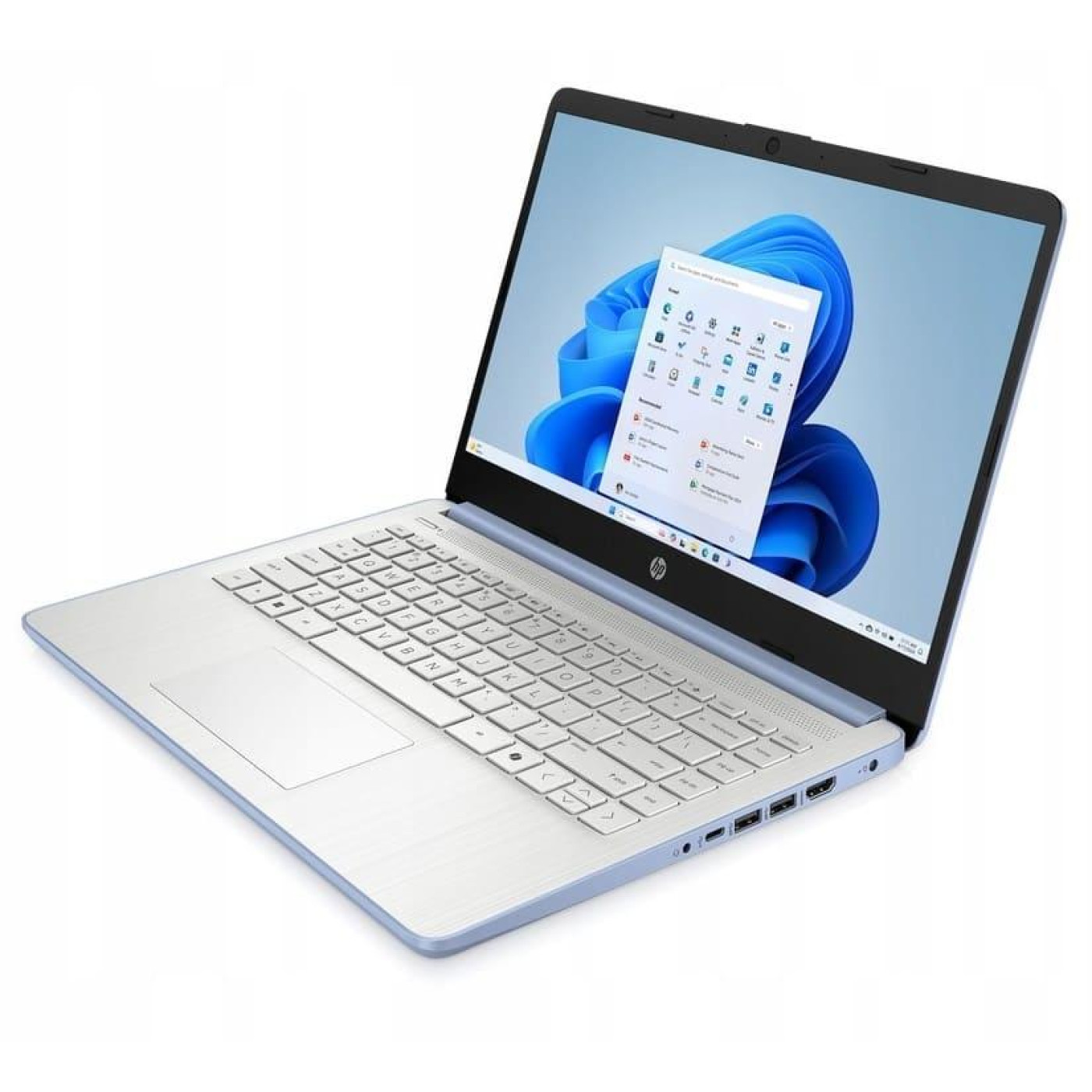 Ноутбук 14 HP 14-DQ6012DX 1366x768/Intel N150/16GB/128SSD/Intel Graphics/W11P/Blue (B86L6UA Custom 16GB RAM / Win11Pro)