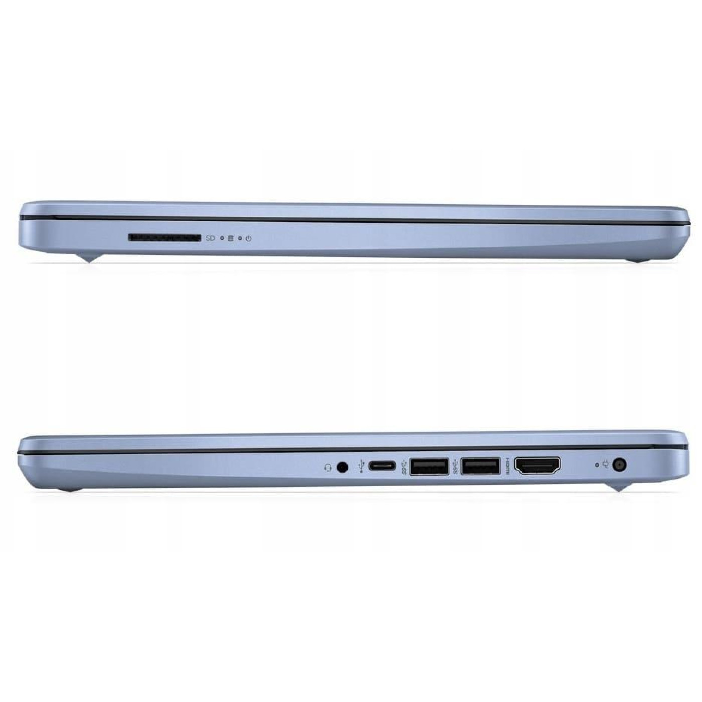 Ноутбук 14 HP 14-DQ6012DX 1366x768/Intel N150/16GB/128SSD/Intel Graphics/W11P/Blue (B86L6UA Custom 16GB RAM / Win11Pro)