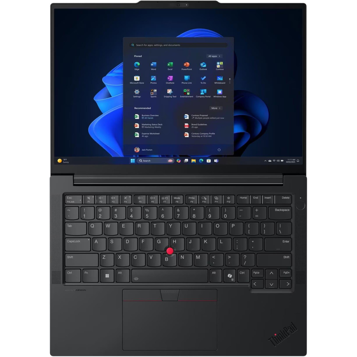 Ноутбук Lenovo 14 ThinkPad E14 Gen 7 IPS/Ryzen 5 230/32GB/1TB/UMA/DOS/Eclipse Black (21T1S0P700)