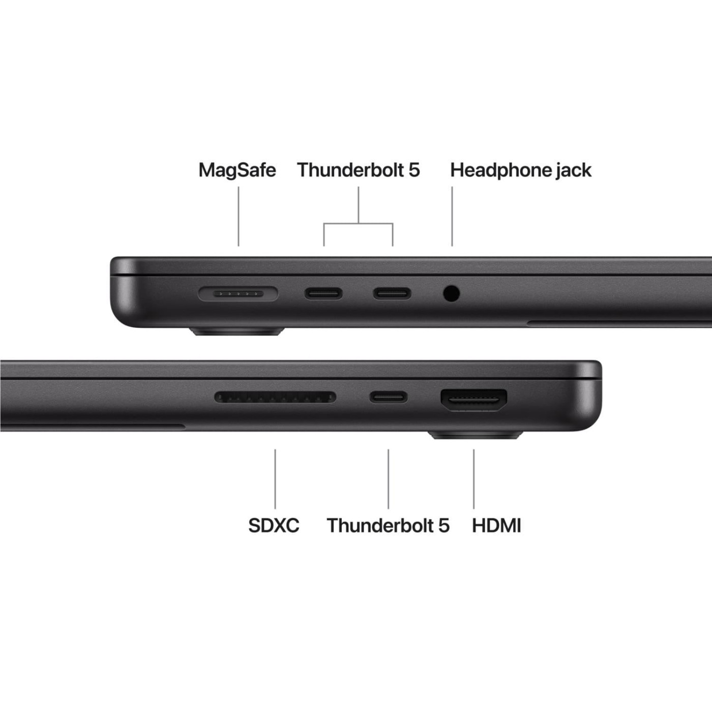 Ноутбук Apple 14.2 MacBook Pro / M5 Pro/24GB/2TB/UMA/MacOS/Space Black (MGDT4UA/A)