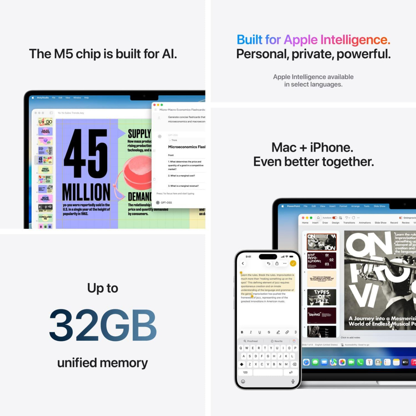 Ноутбук Apple 15.3 MacBook Air / M5/16GB/1TB/UMA/MacOS/Midnight (MDVK4UA/A)