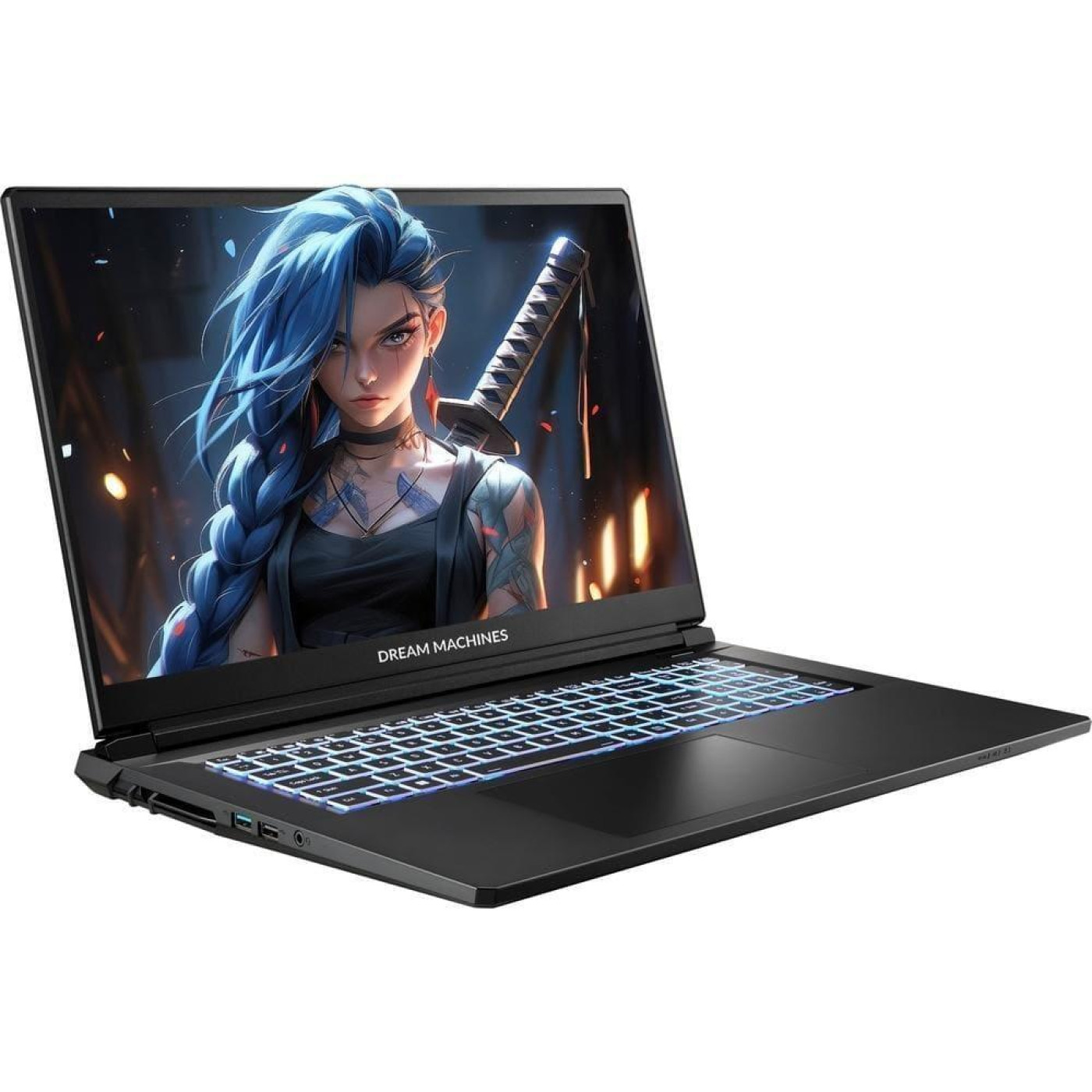 Ноутбук Dream Machines 17.3 RG5050-17 FHD IPS/Intel i7-13620H/32GB/1TB/RTX 5050 8GB/DOS/Black (RG5050-17UA31)