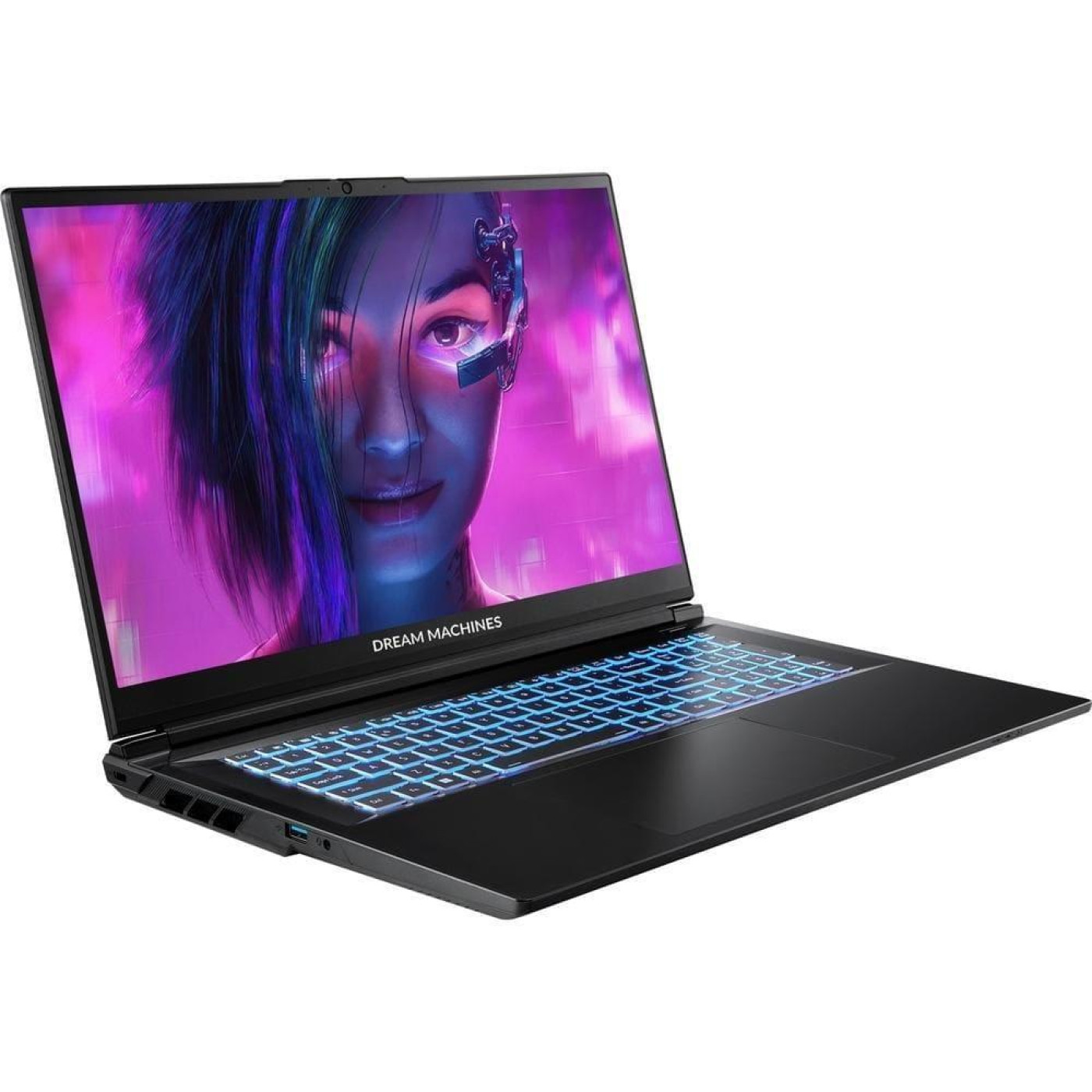 Ноутбук Dream Machines 17.3 RG5060-17 QHD IPS/Intel i9-14900HX/32GB/1TB/RTX 5060 8GB/DOS/Black (RG5060-17UA29)